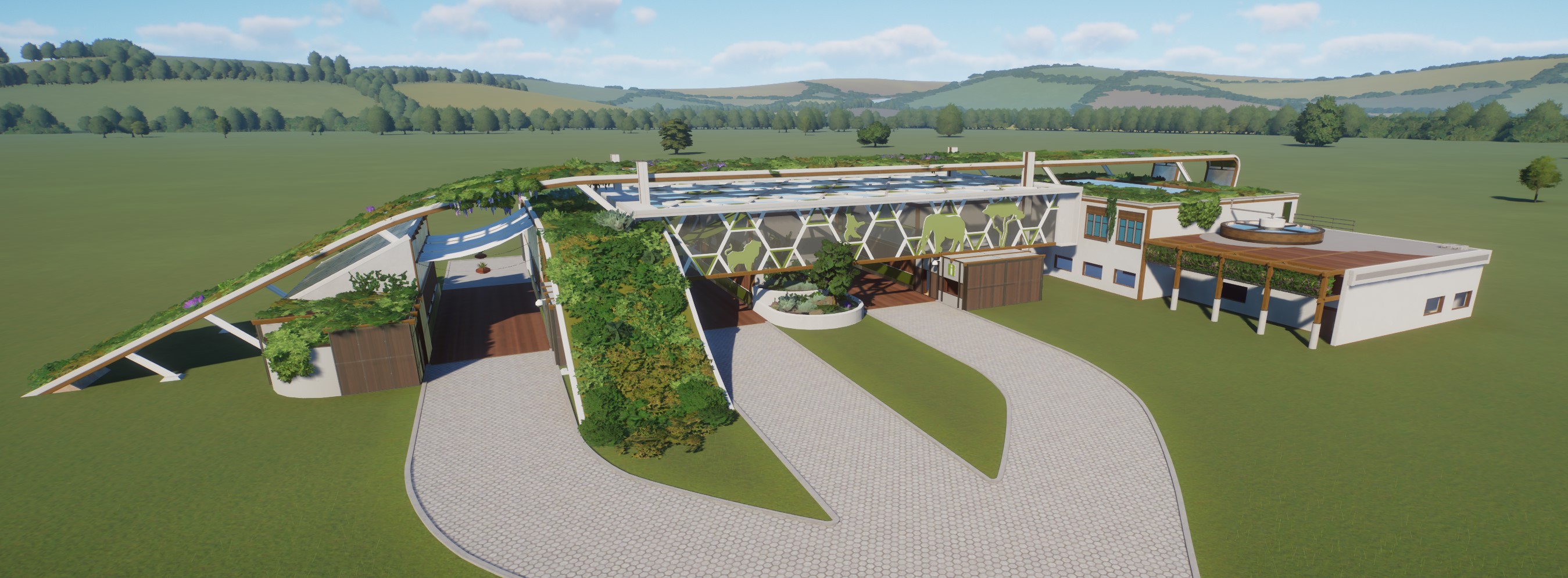 Arcadia Zoo Entrance WIP