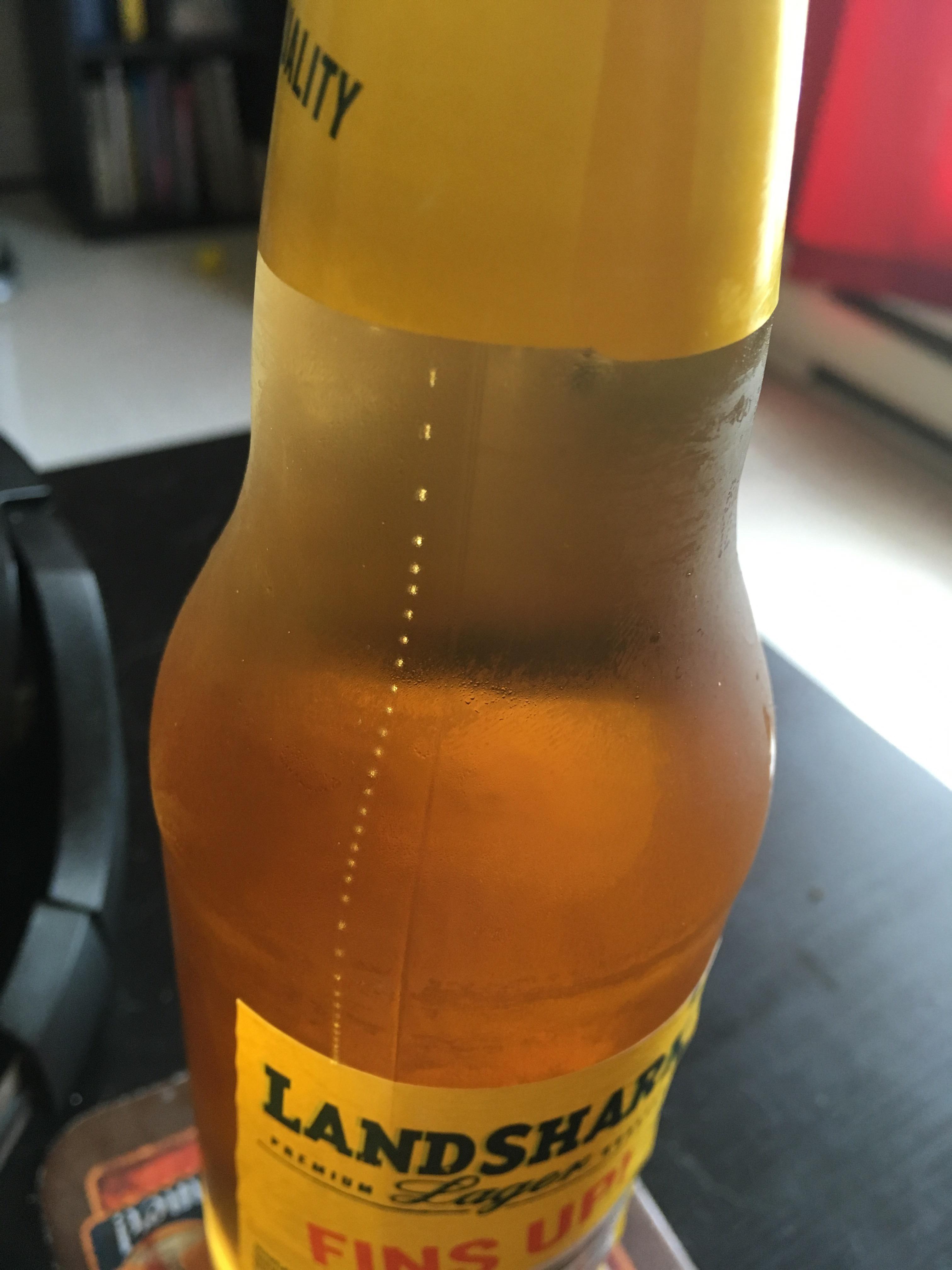 The carbonation in my beer only following one path. r/mildlyinteresting