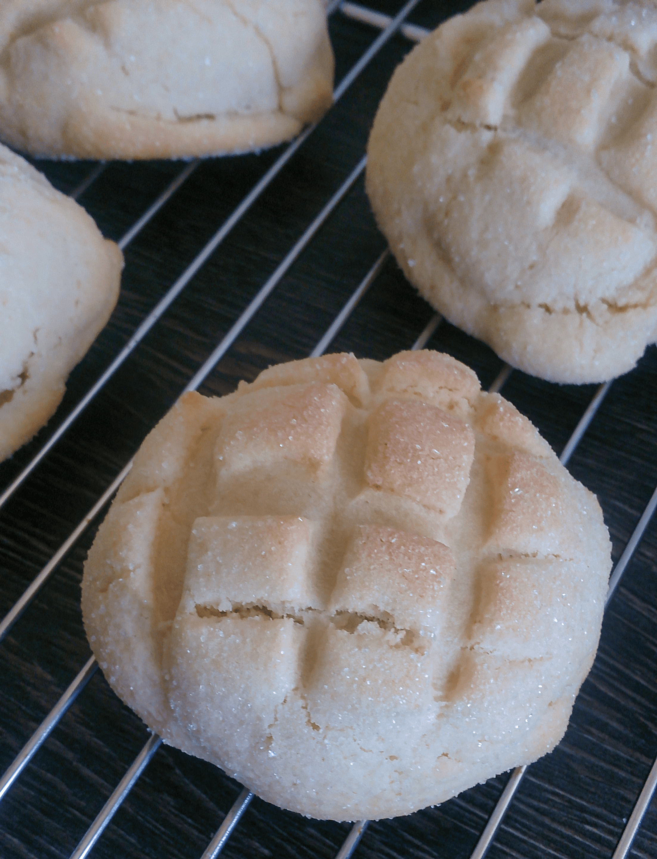 Fresh out of the oven selfmade Melon Pan (first try) r/JapaneseFood
