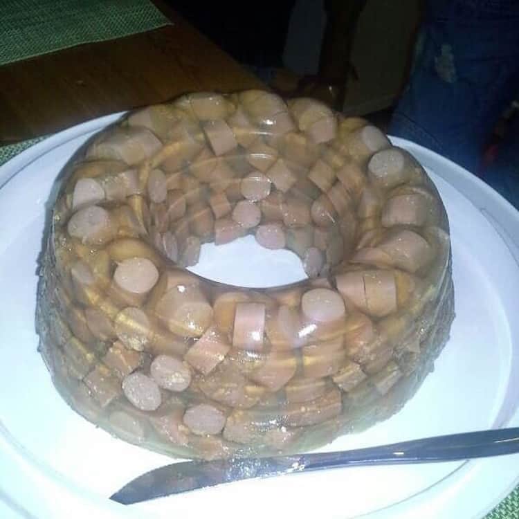 Hotdog pudding shittyfoodporn