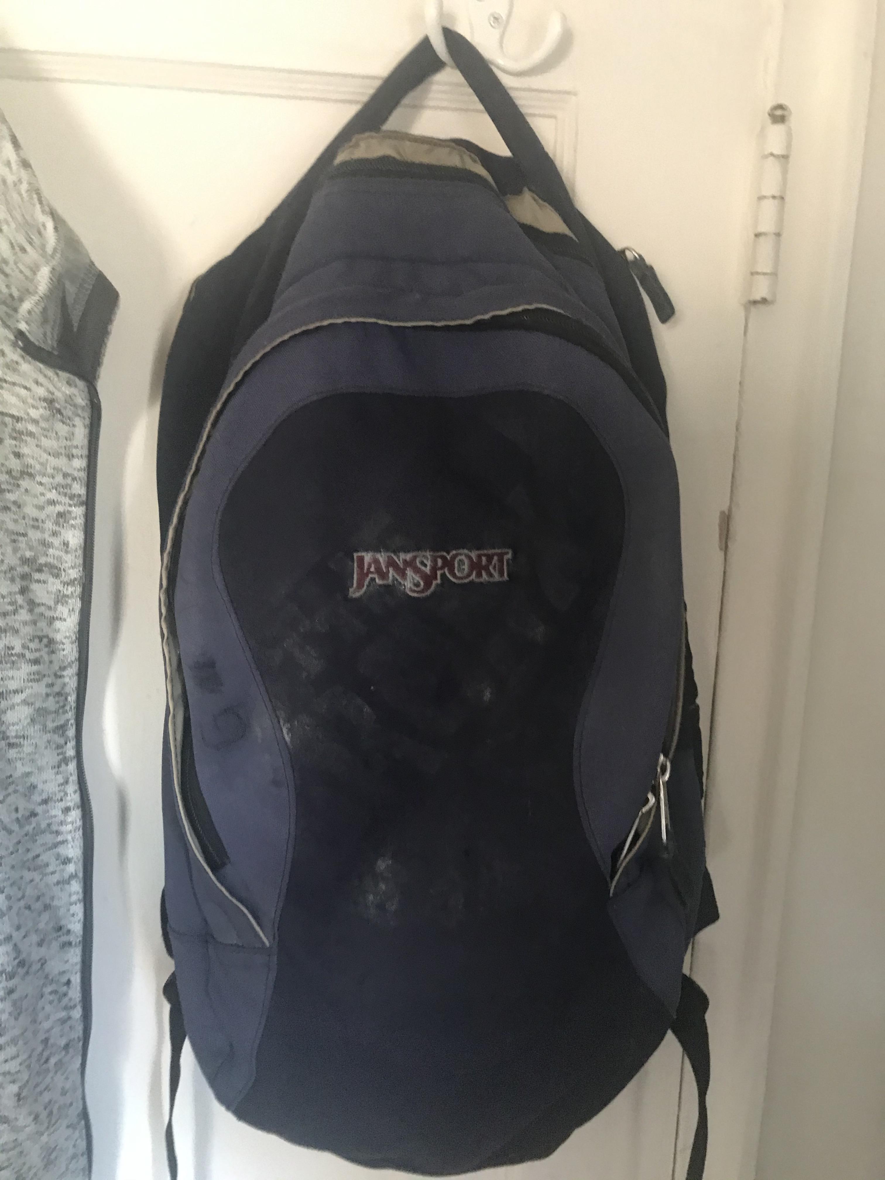 My mom bought me this 60 Jansport backpack for junior high back in 2001. I’ve used it almost