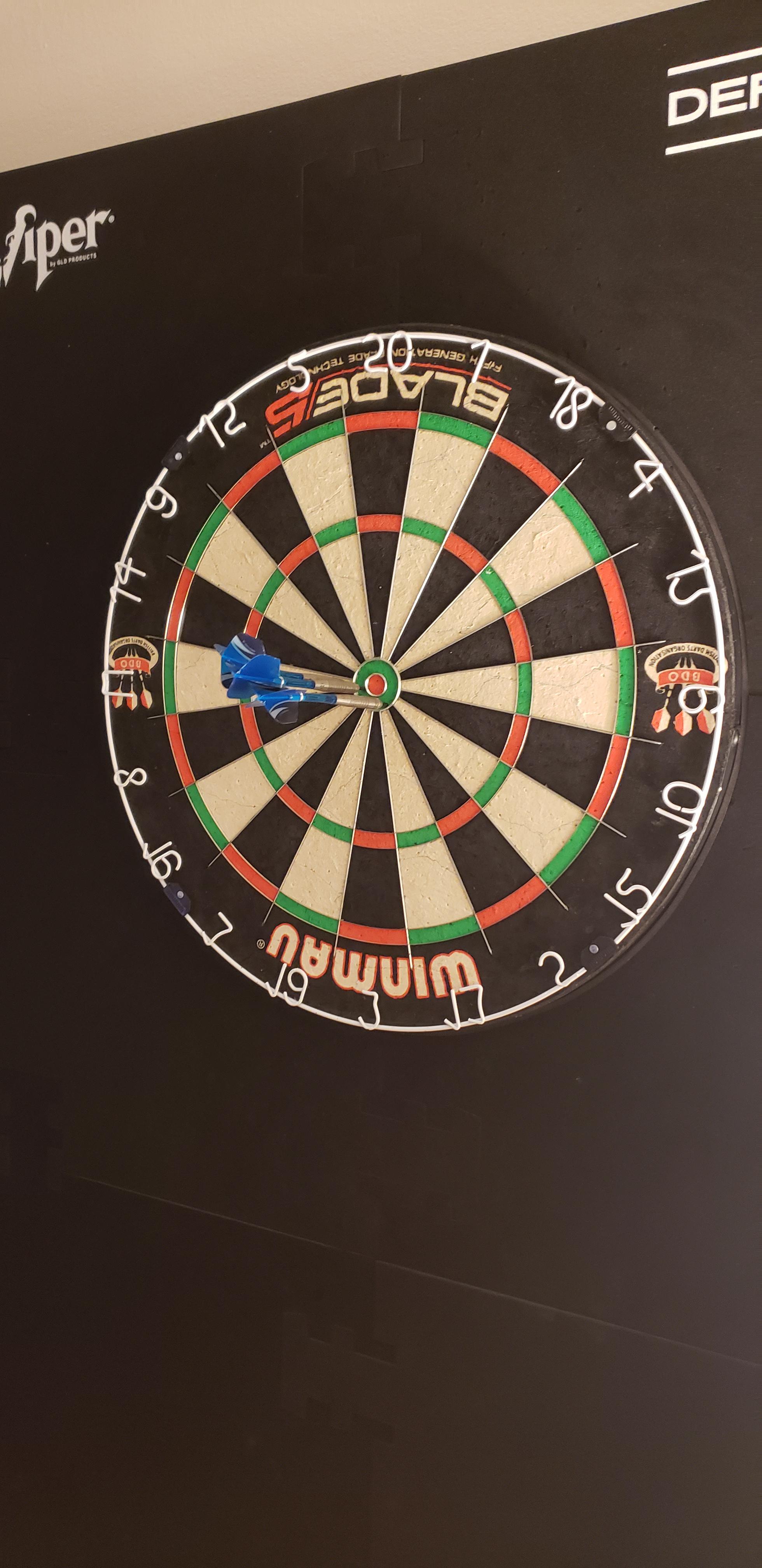 Pretty new to darts first time I did this, gotta love this game r/Darts