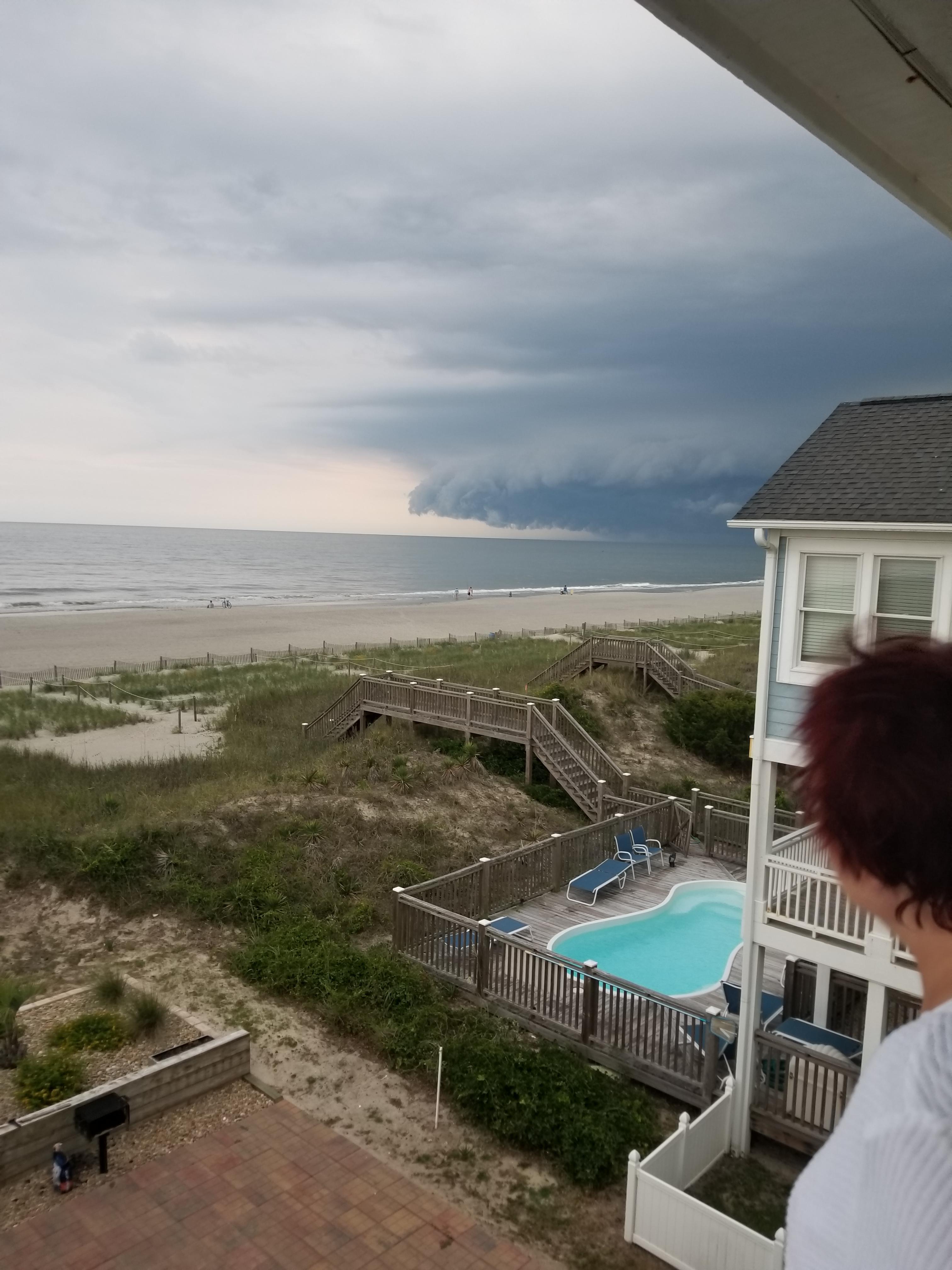 Taken earlier at Holden Beach, NC r/WeatherPorn