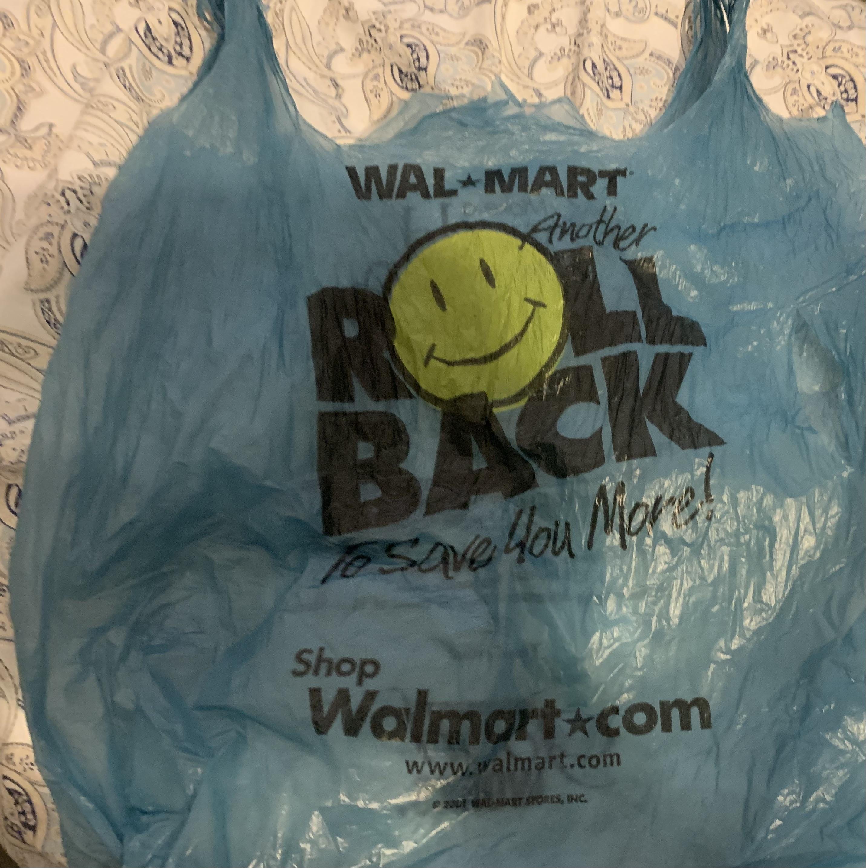 Remember blue Walmart bags? r/nostalgia