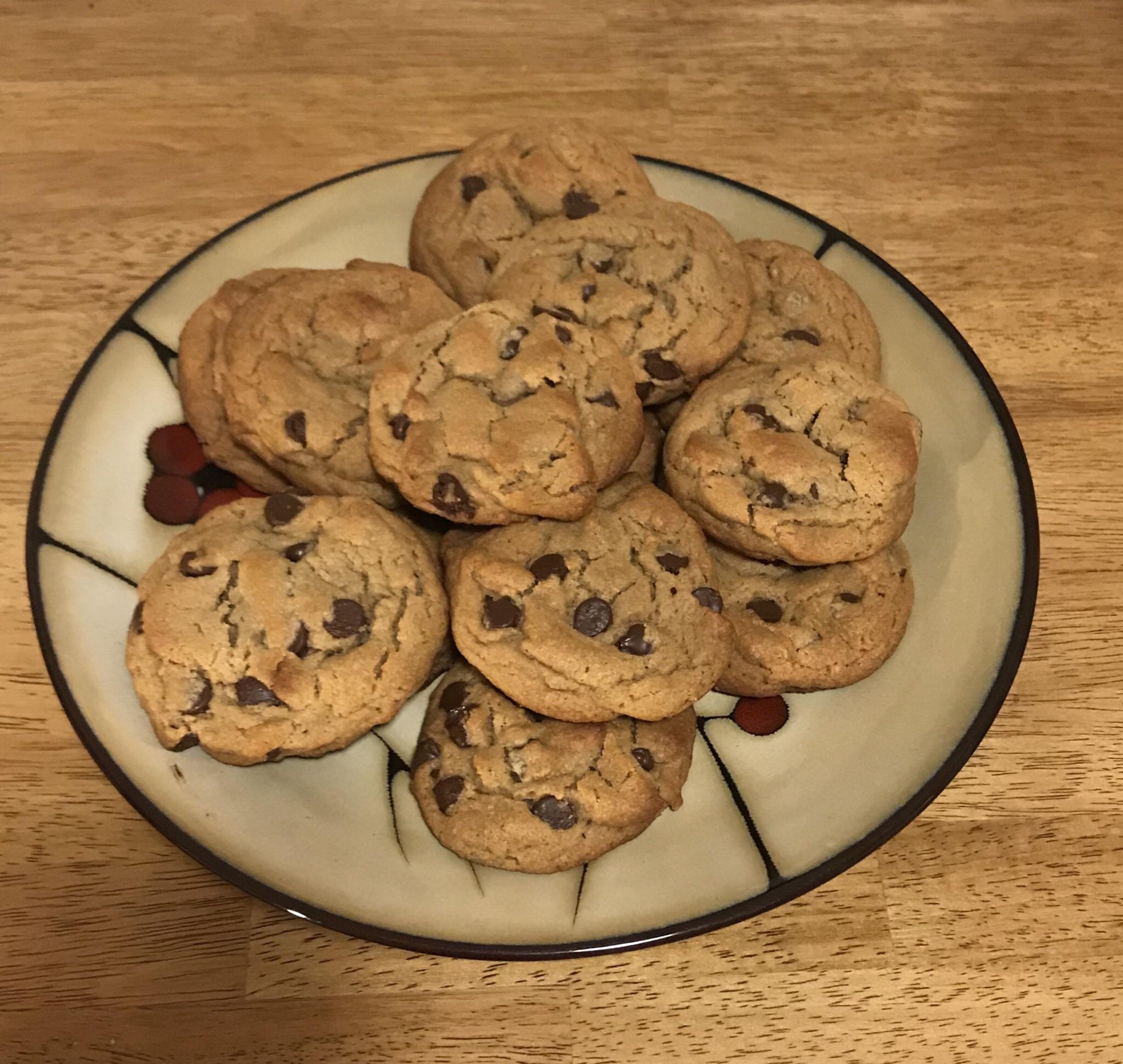 Peanut Butter Chocolate Chip Cookies veganrecipes