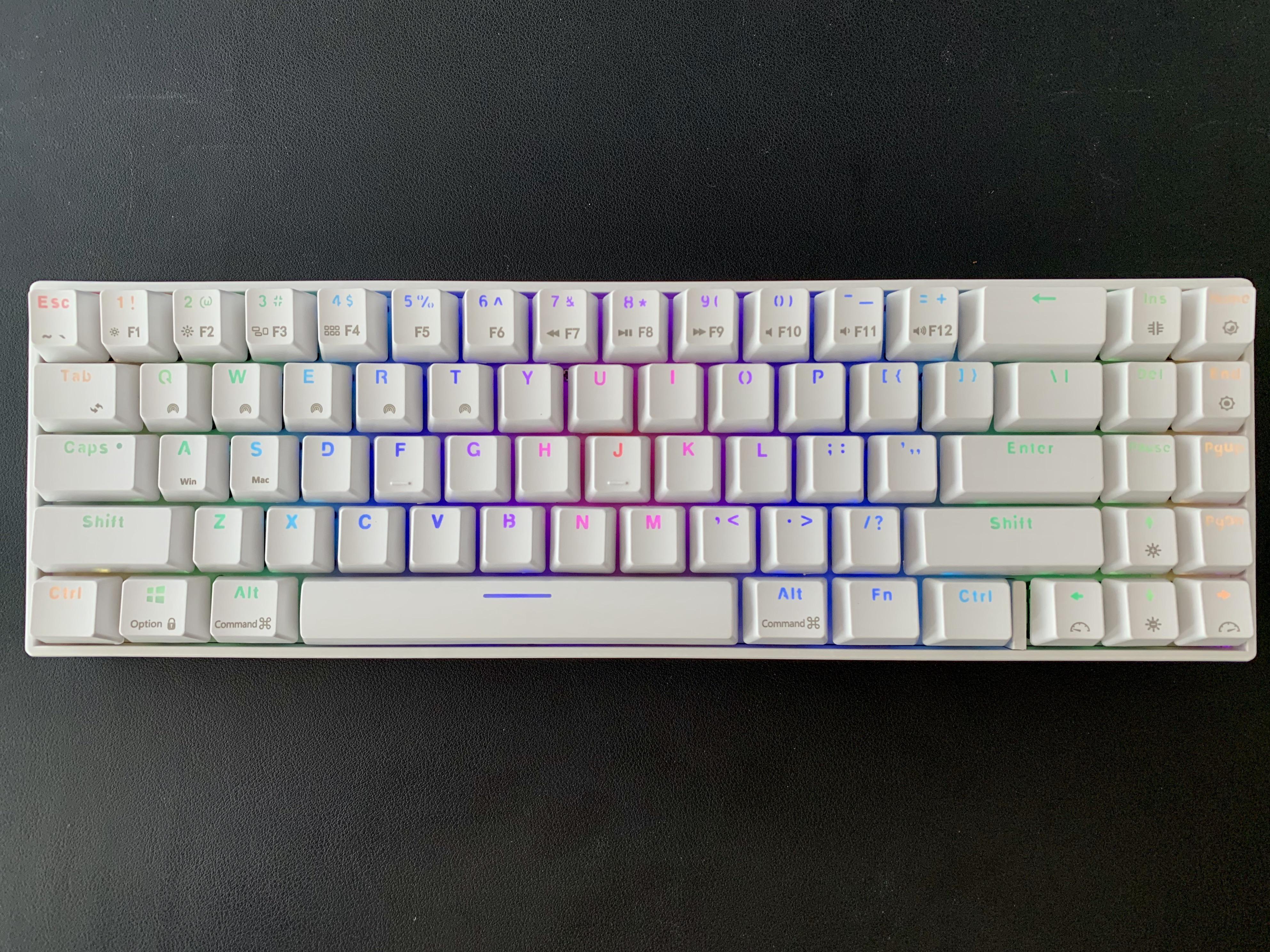 Just got my first Mechanical Keyboard. The Royal Kludge RK71 MechanicalKeyboards