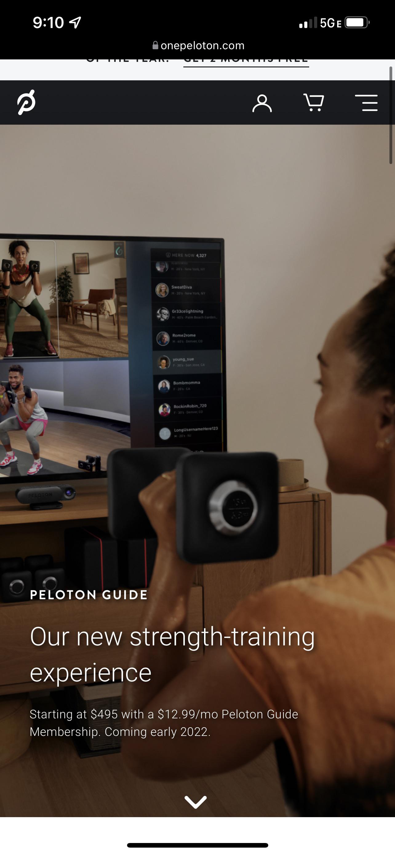 New Peloton strength is basically just a worse Tempo r/tonalgym