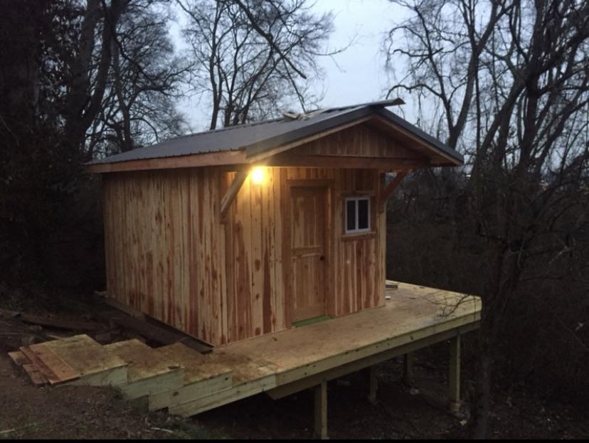 Getting very close to finishing Nashville, Tennessee’s very first authentic wood fired sauna