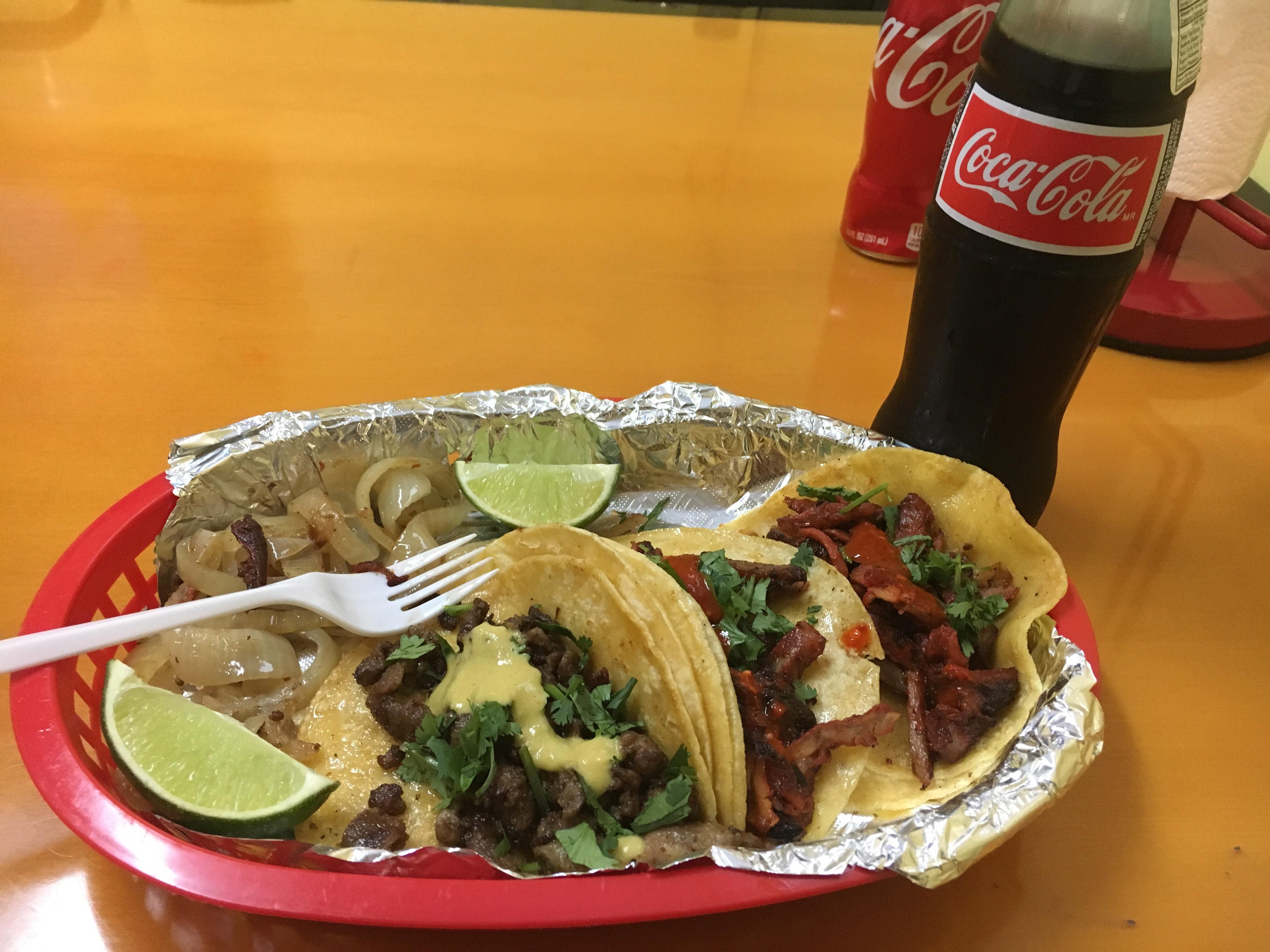 [I Ate] Tacos de trompo and de bistec! r/food