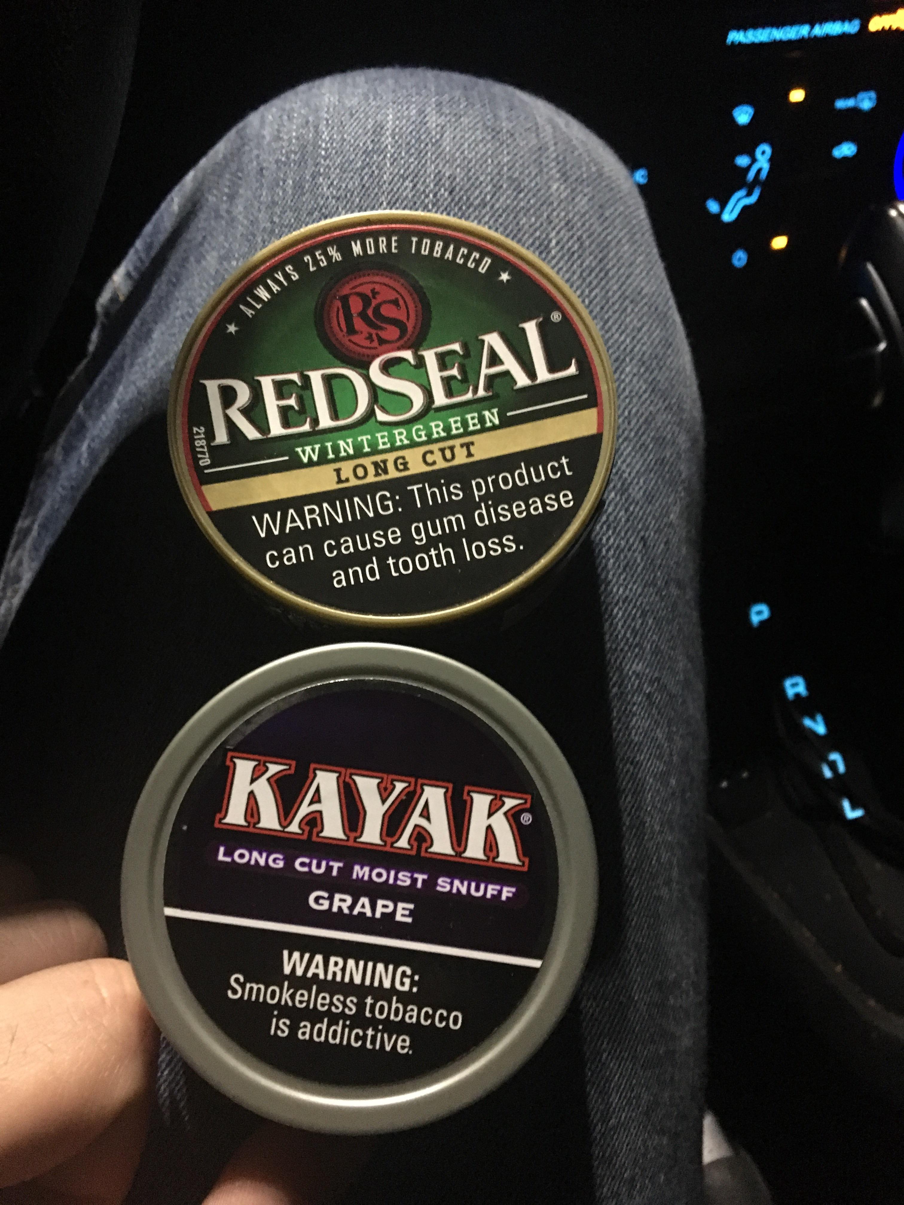RedSeal is my everyday, Kayak Grape for when I️ want some flavor. r