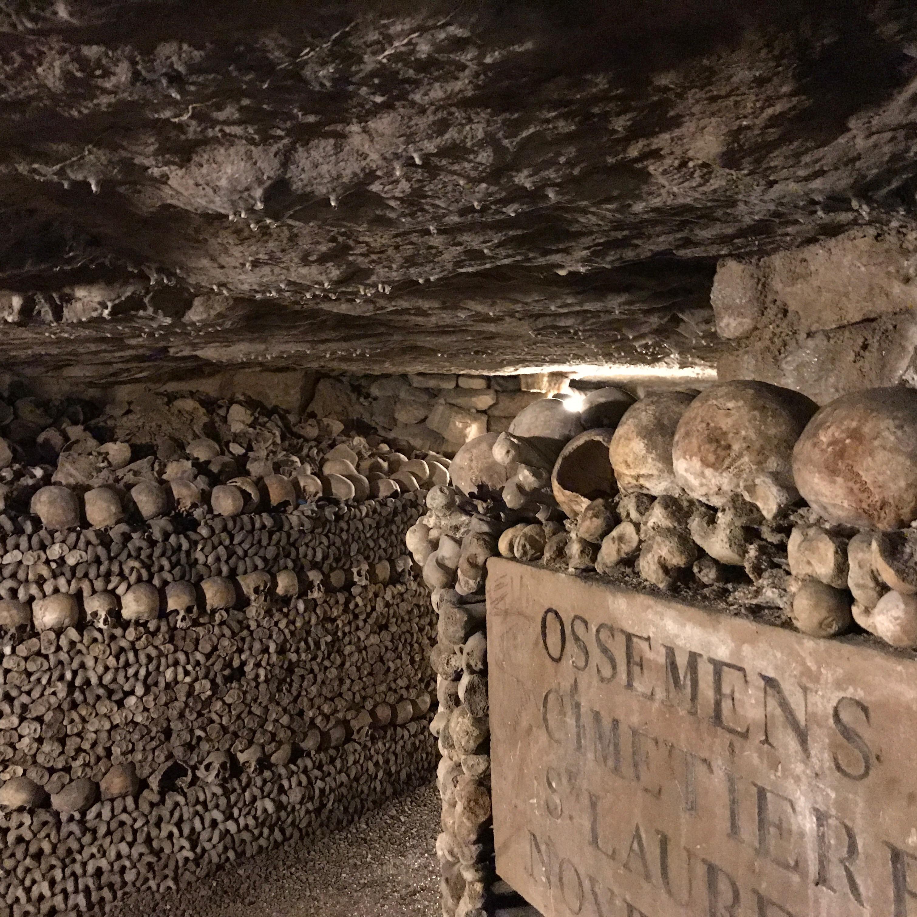 The ossuary in the of Paris. As cool as expected. r/travel