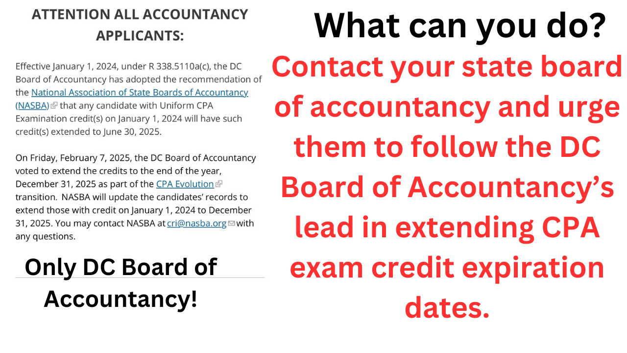DC Board of Accountancy Extended the CPA Evolution Credits till December 31, 2025 r/CPA