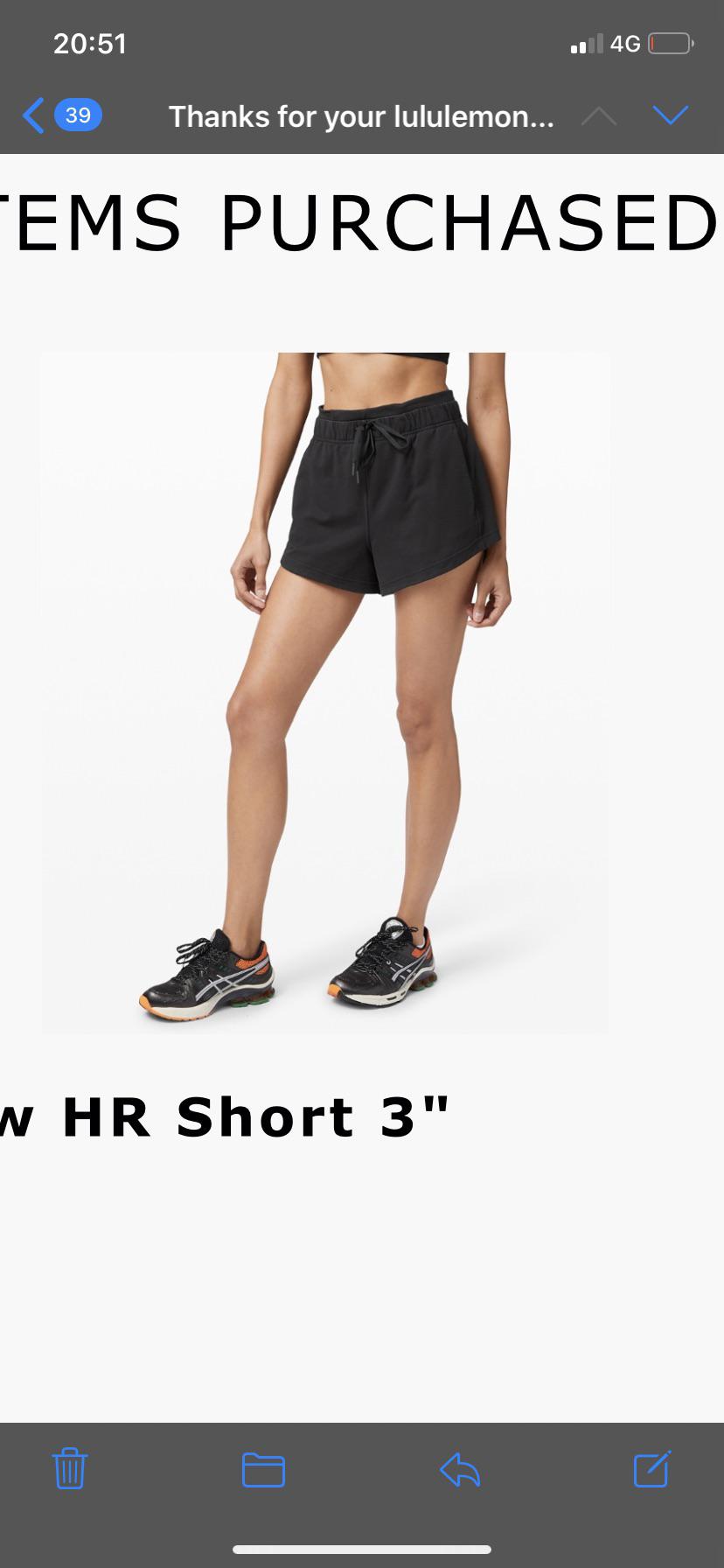 lululemon order return status post