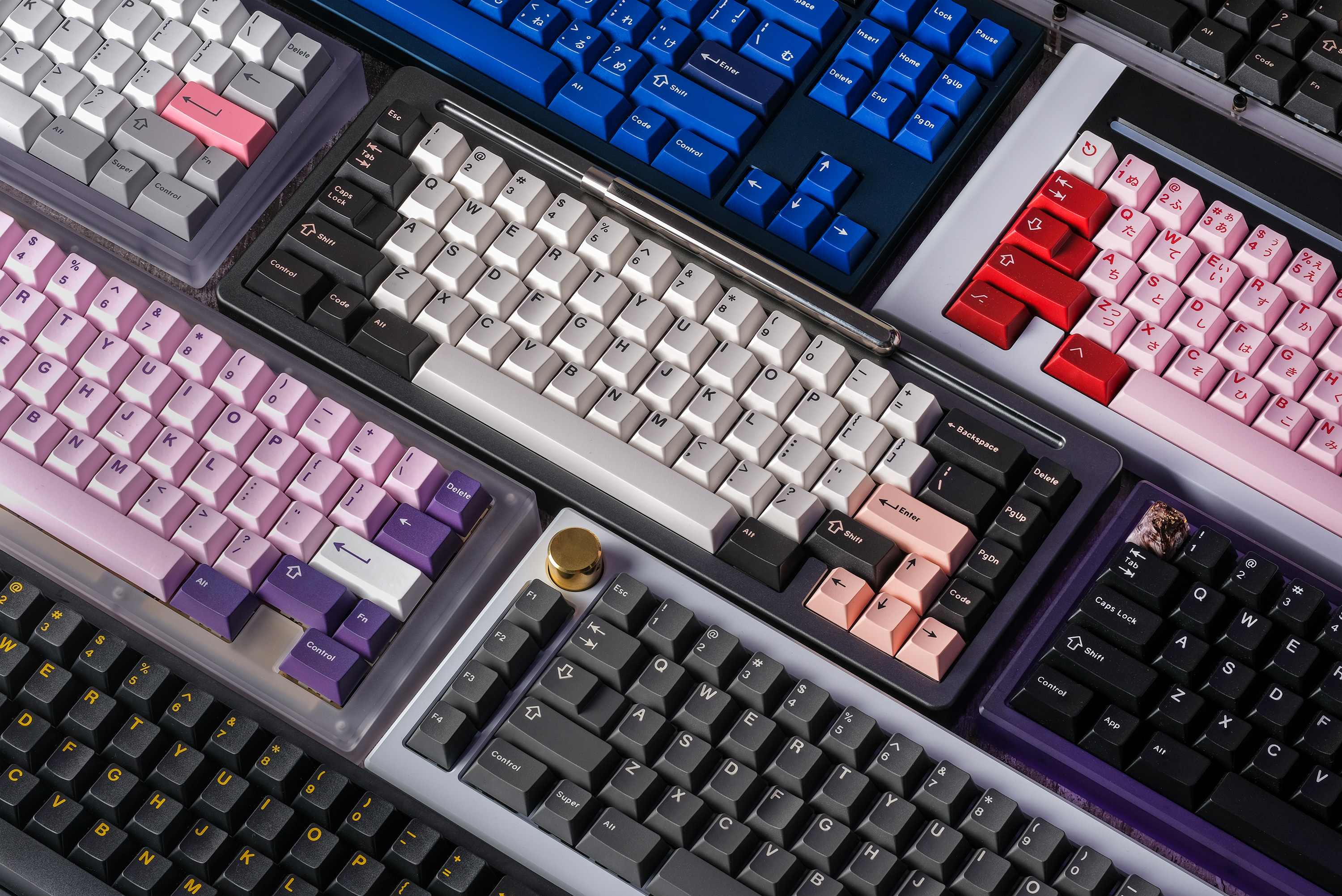 keyboard group shot 2021 r/MechanicalKeyboards