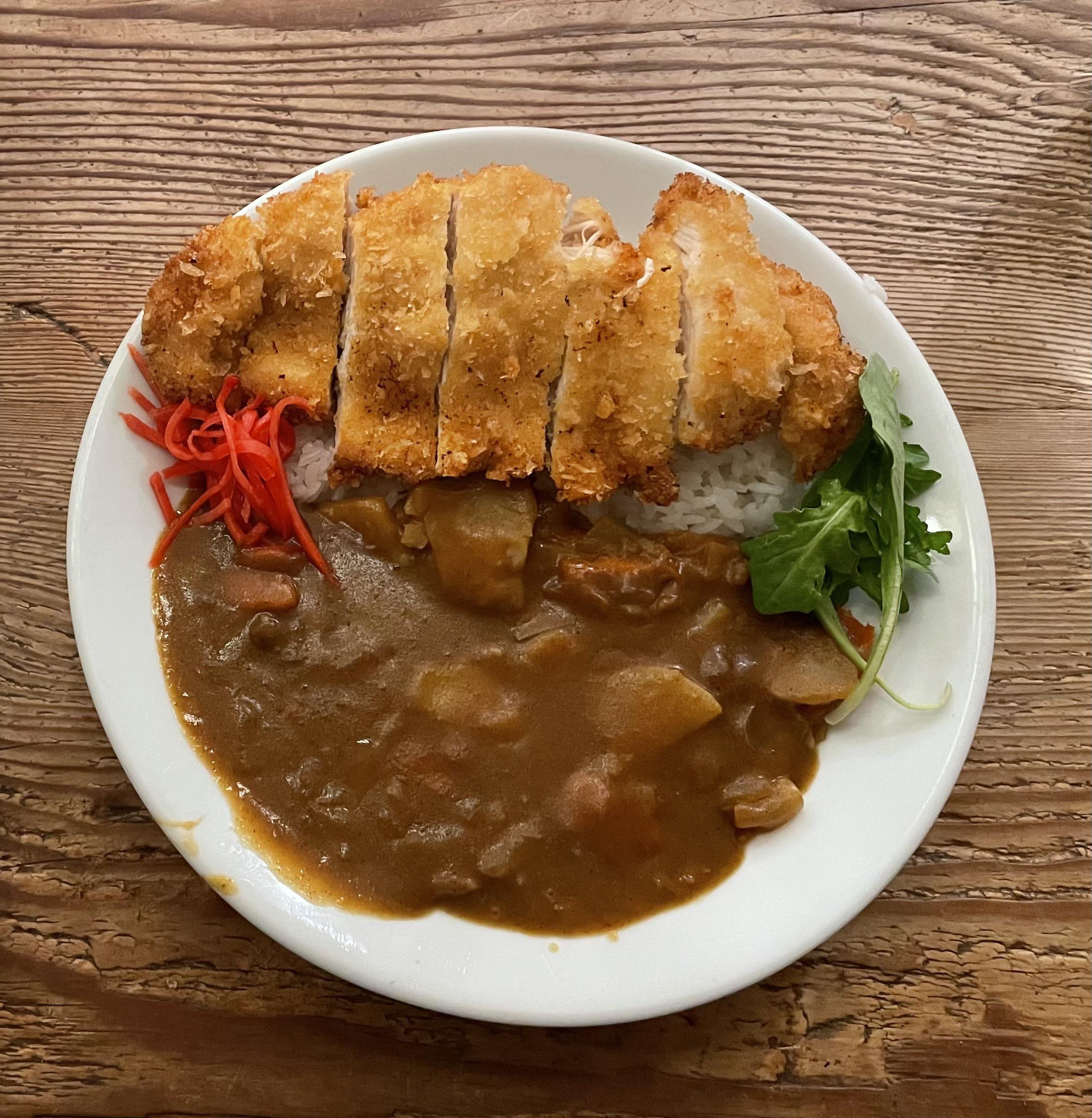 [Homemade] Chicken Katsu with Curry r/food