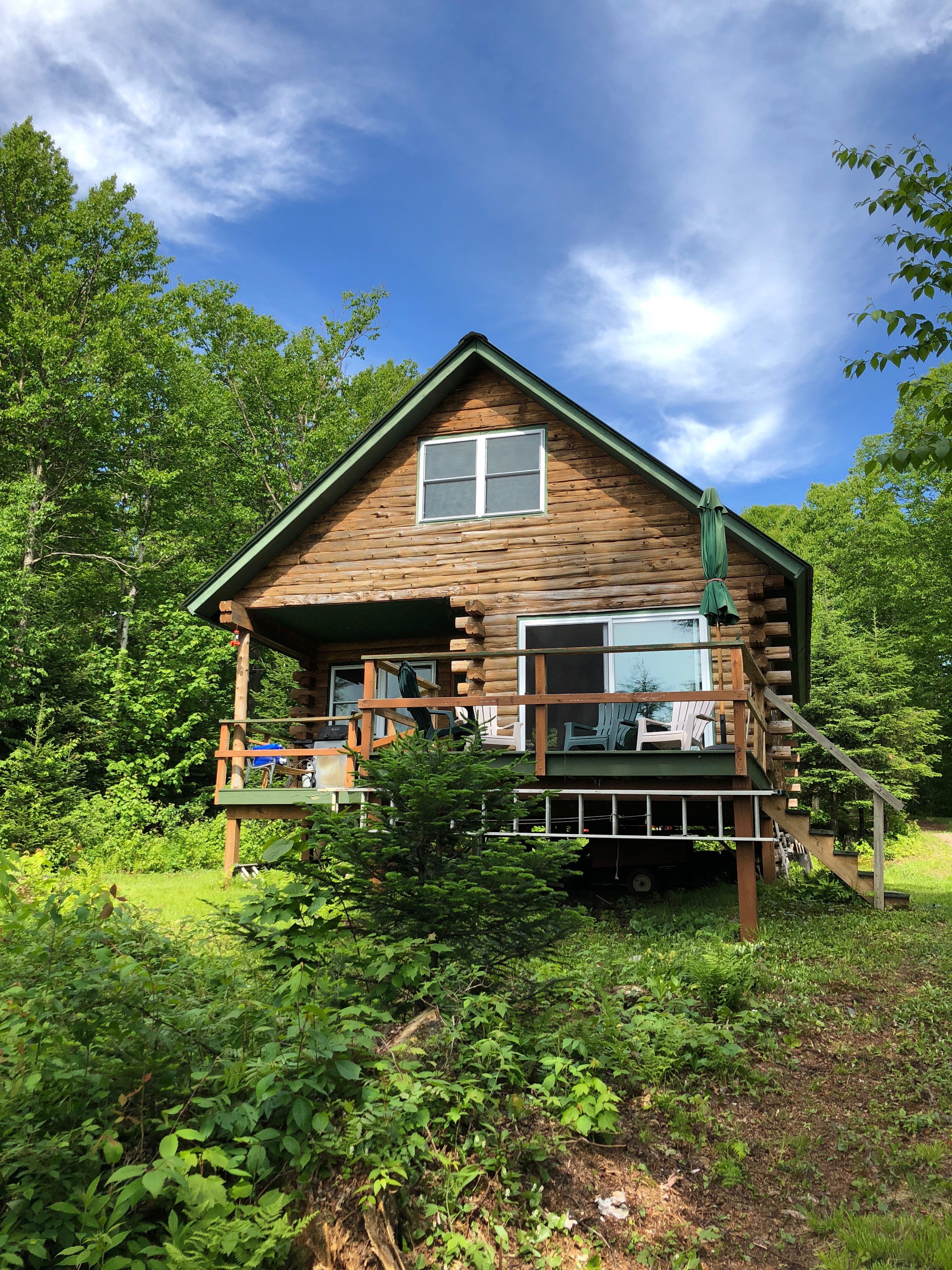 Family just got this cabin a few miles south of the Canadian Border r