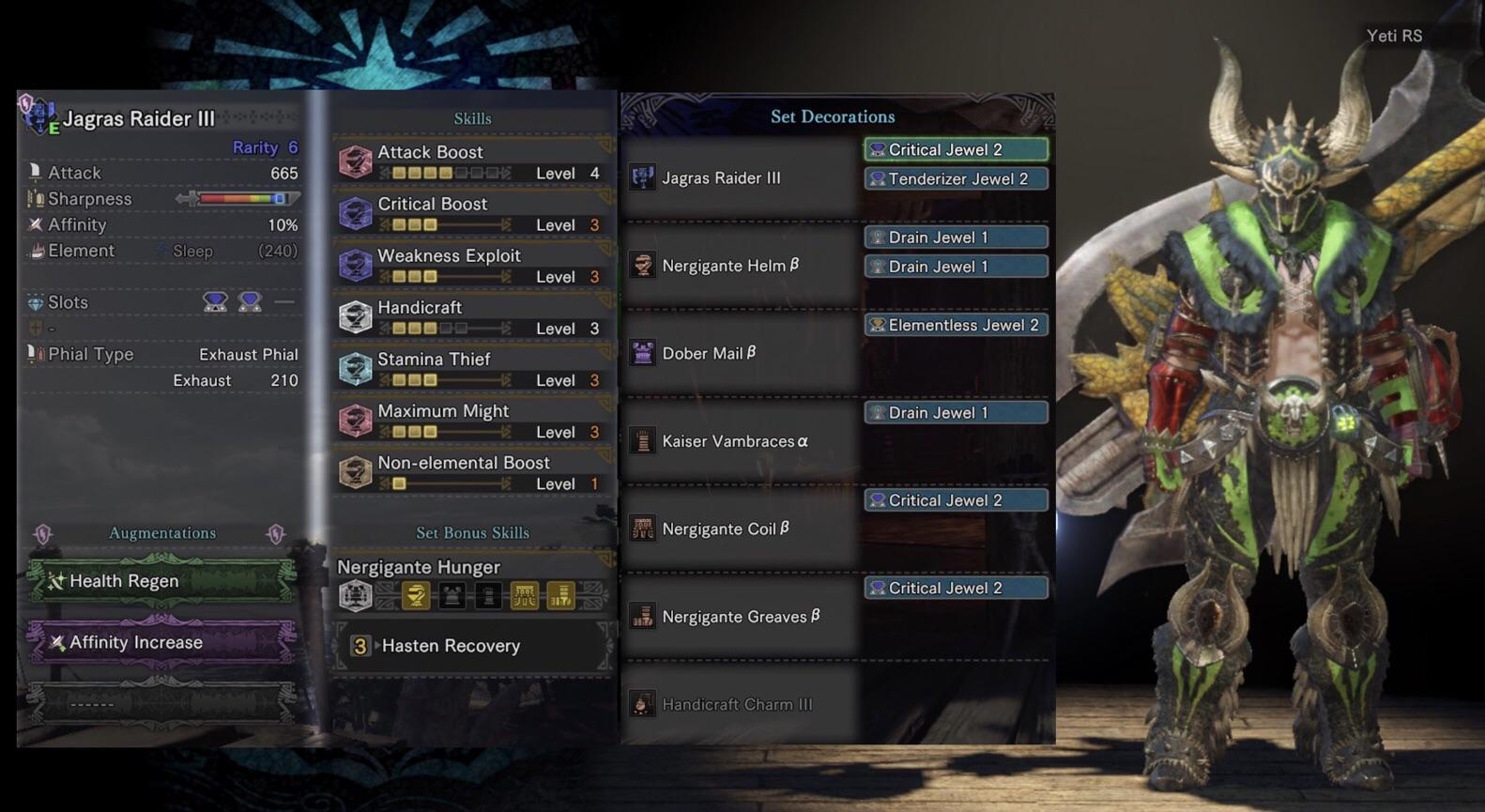 Switch Axe “Thief” 💰 (Raw Damage Build For PC Players) r