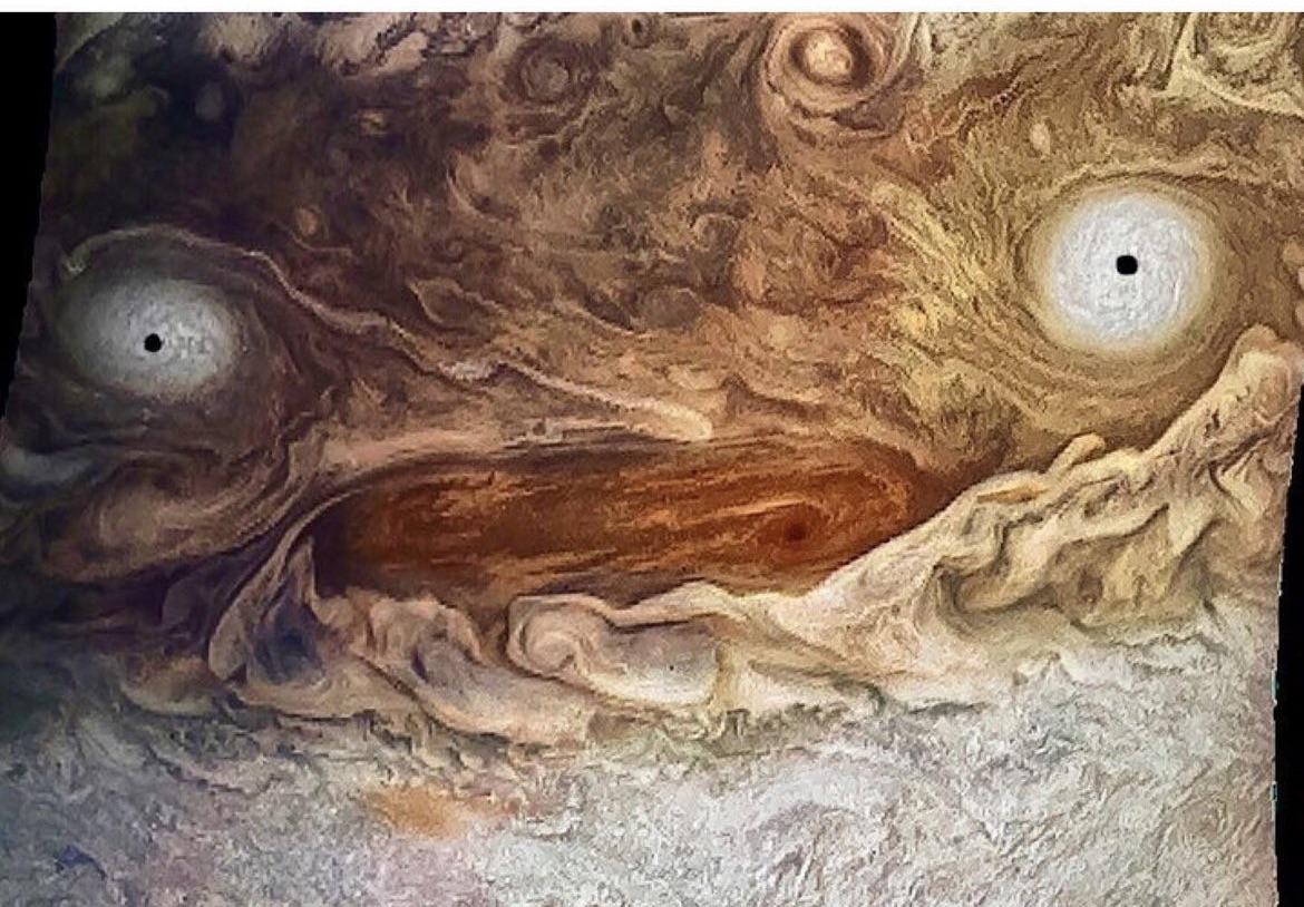 Jupiter looks so done 😂 r/Pareidolia