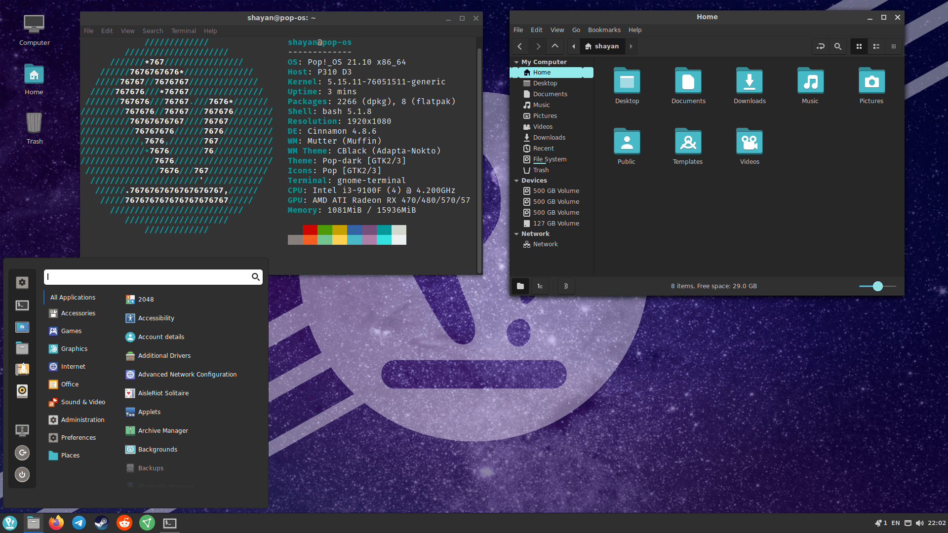 What if Pop!_OS uses Cinnamon desktop r/pop_os