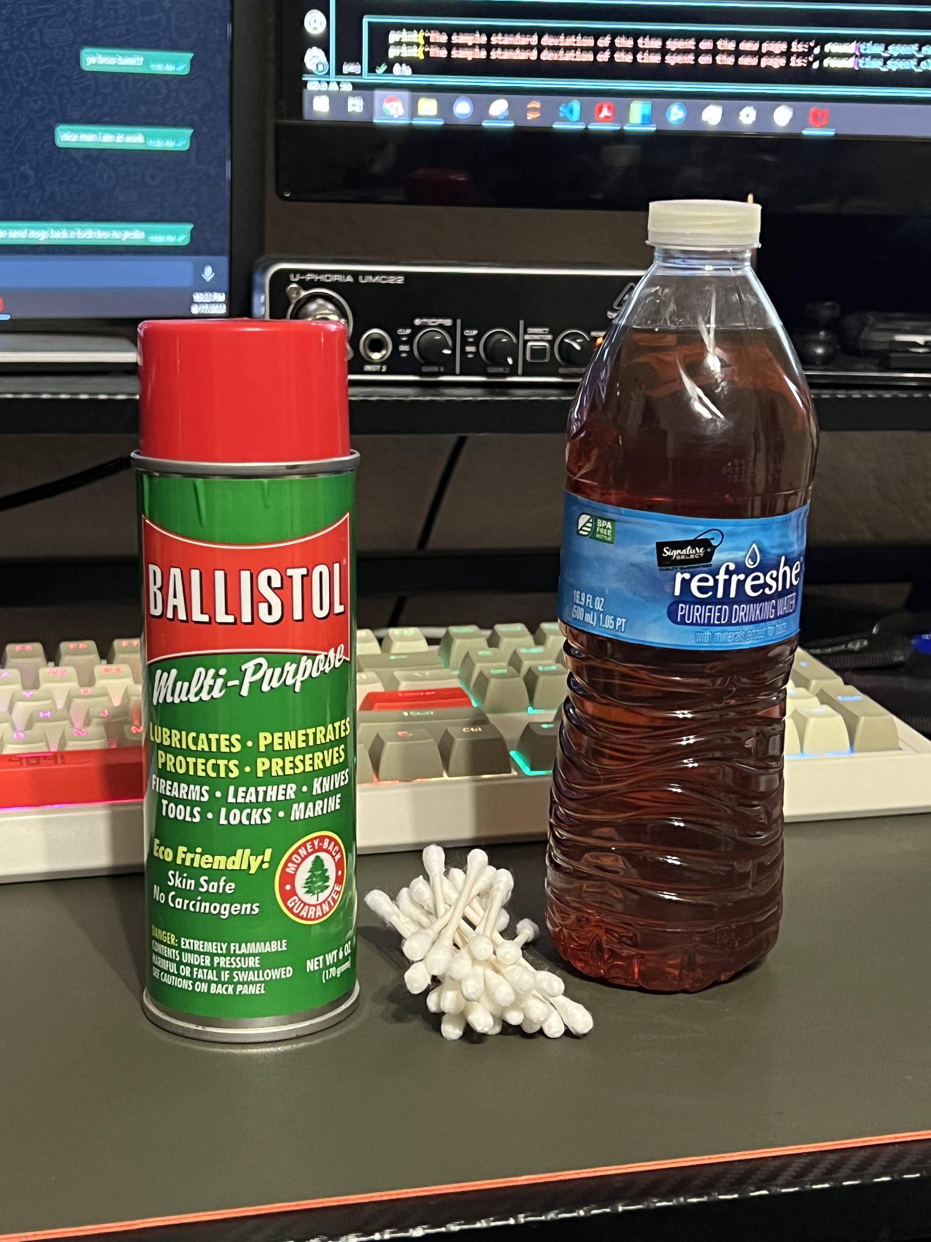 My 2stage oil solution, Ballistol to clean and 5W30 to lube. Is this