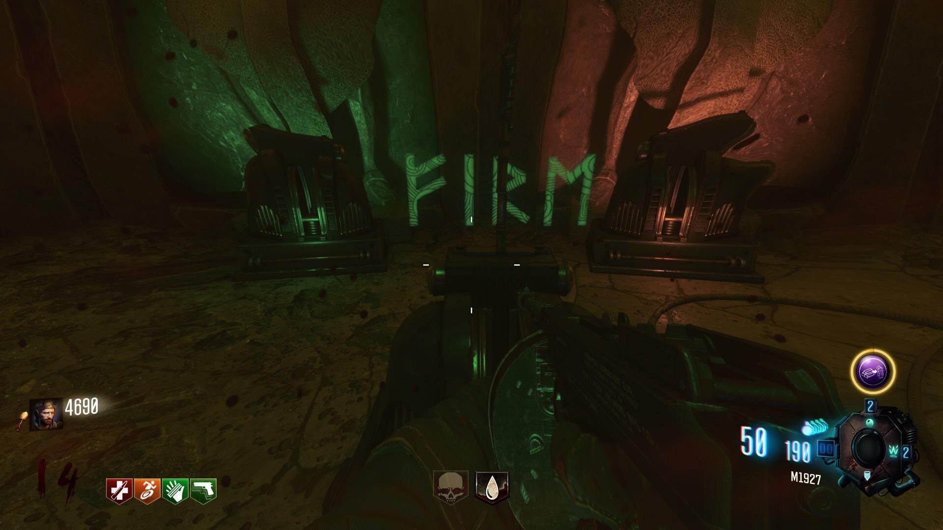 got a glitch on origins during this step where all the staffs were in