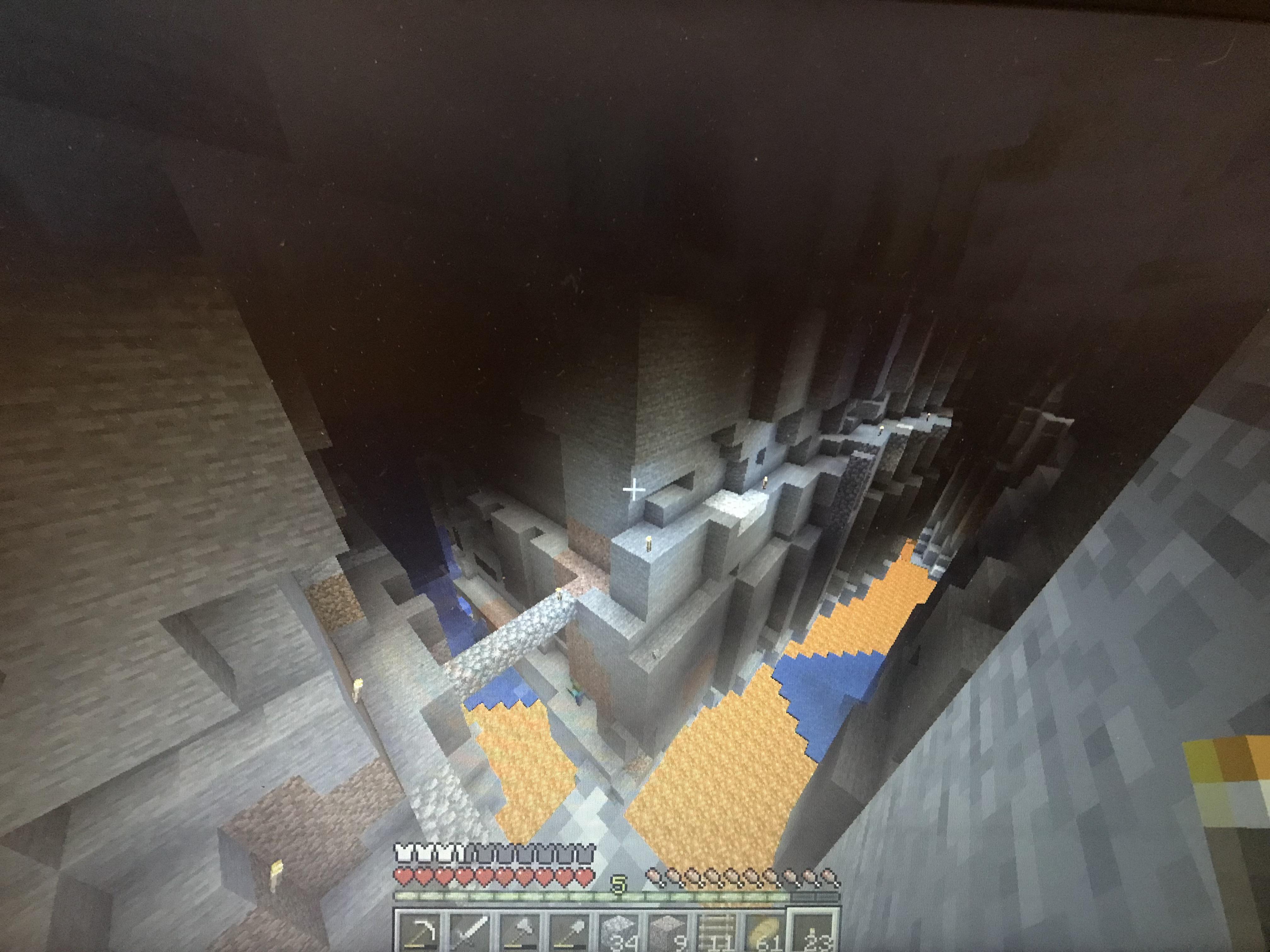 I found 2 ravines going through each other, just wanted to share r