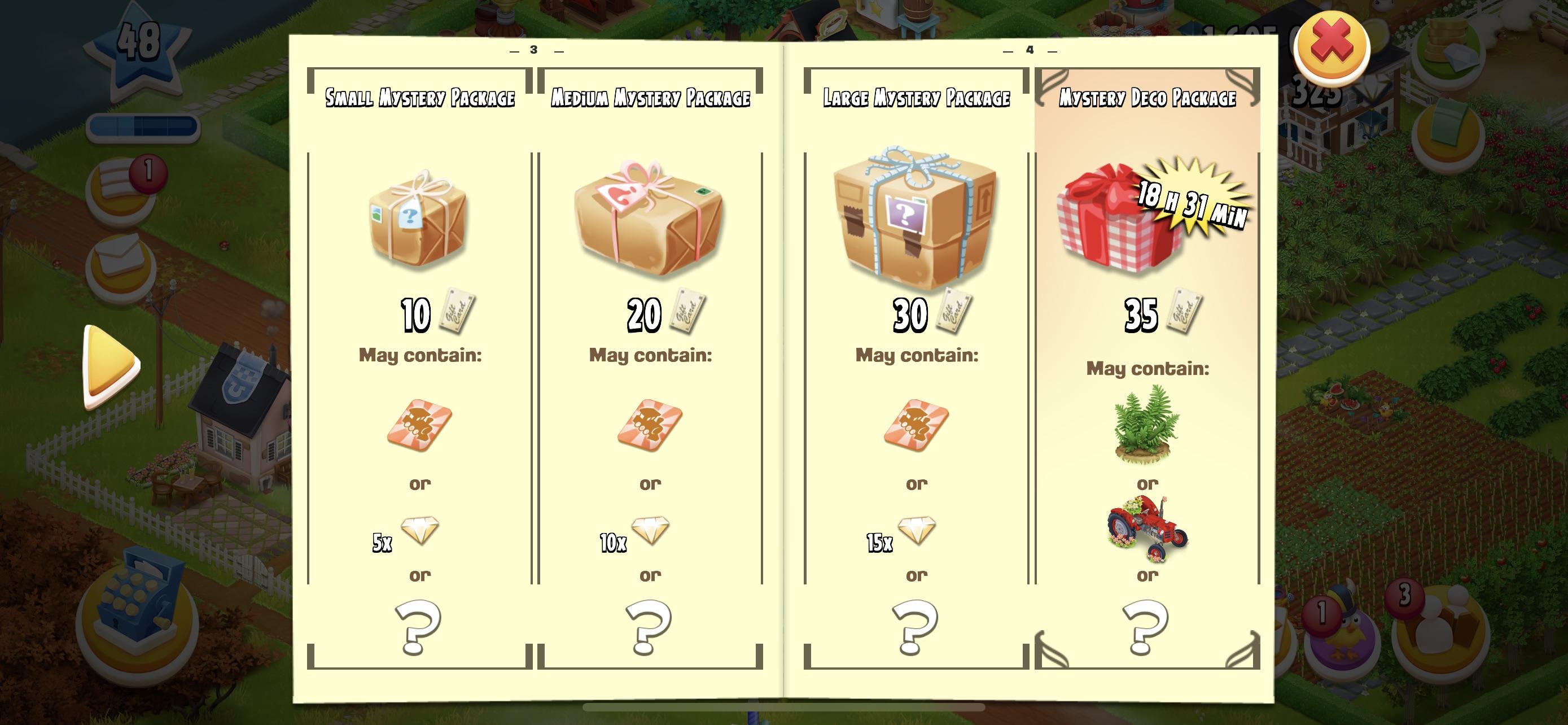 which mystery box is most worth it? r/HayDay