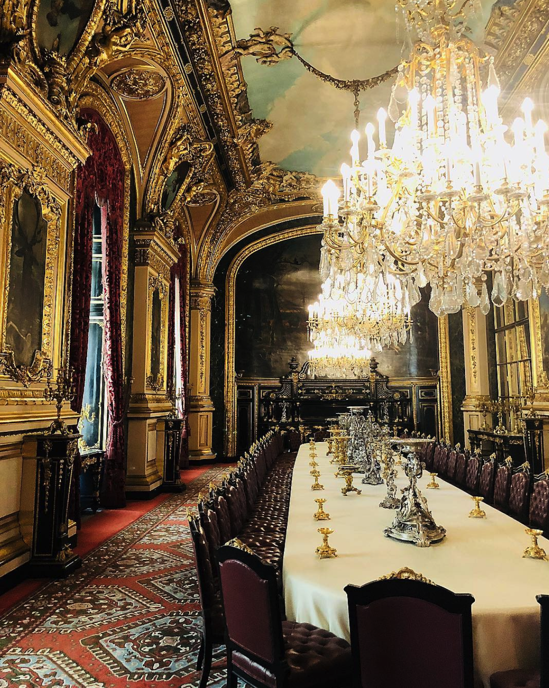 Napoleon's Apartment Dining Room at the Louvre [1126 × 1412] r/RoomPorn