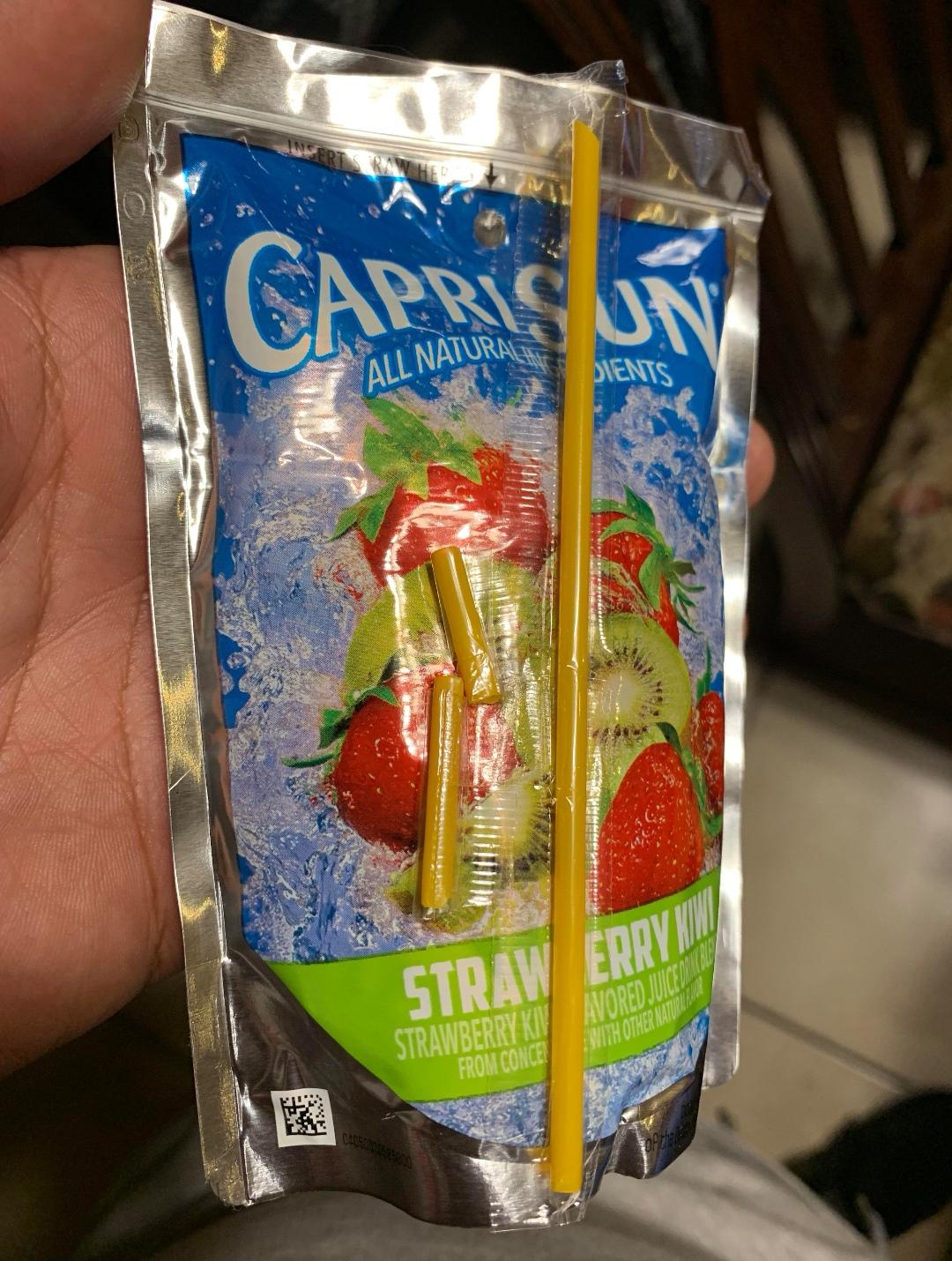 My CapriSun has 2 extra very short straws r/mildlyinteresting