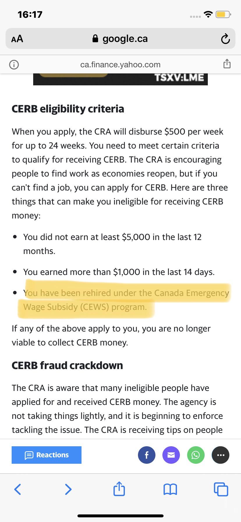 Yahoo news is reliable? EICERB