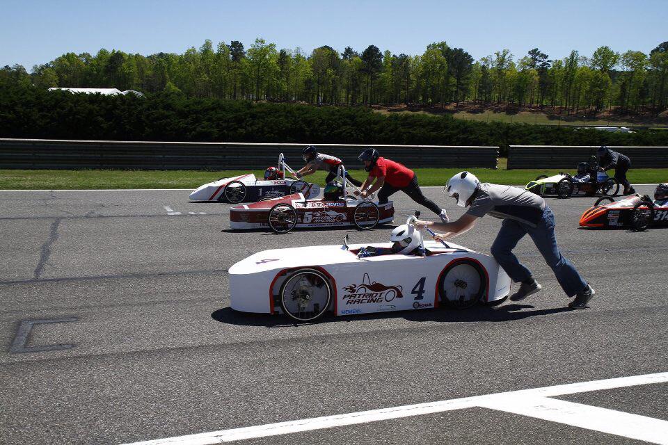 I’m part of an electric car racing team in Alabama. There are our three