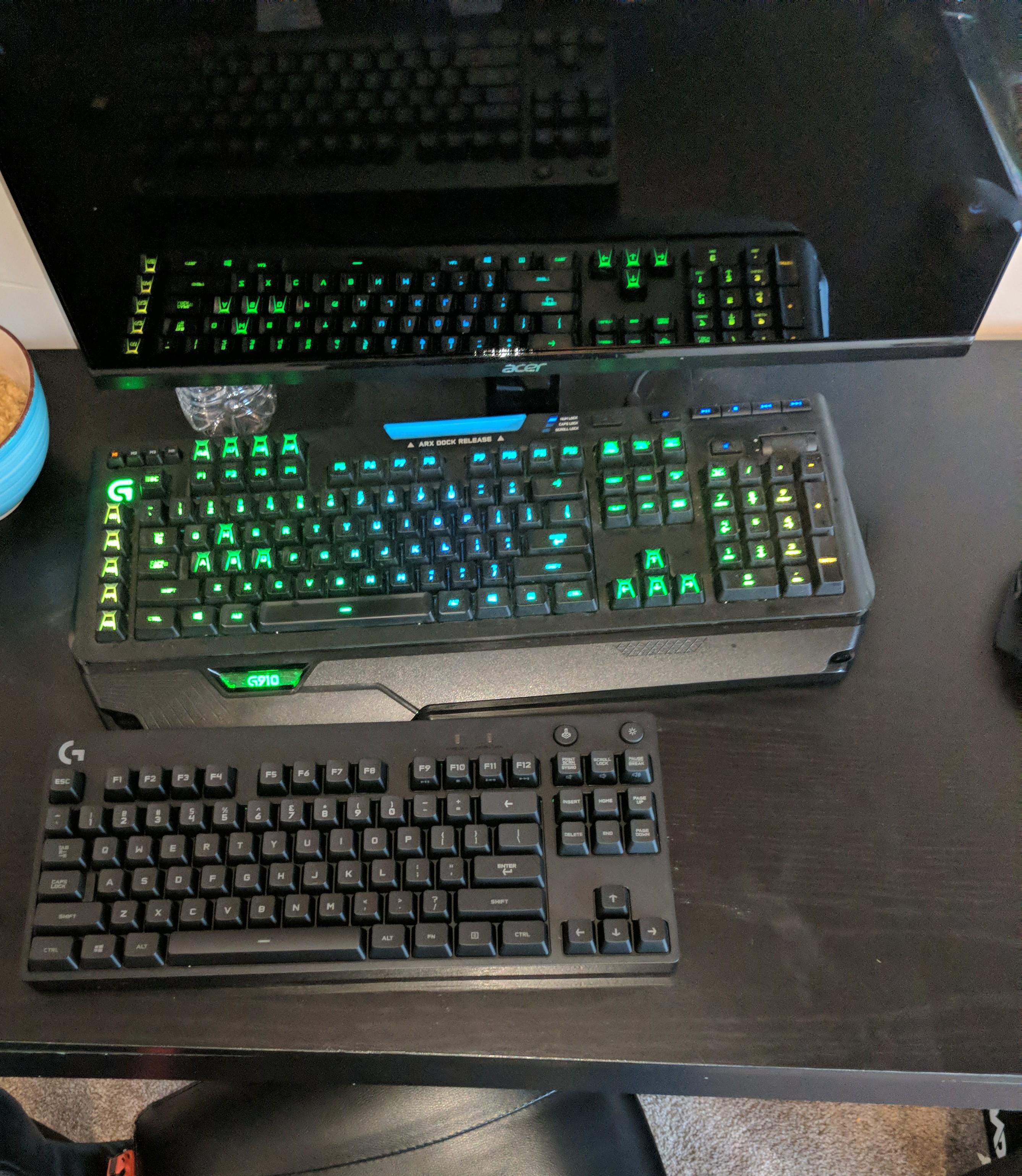 Finally upgraded first time being with a 10 keyless. Weird going from a monster keyboard to this