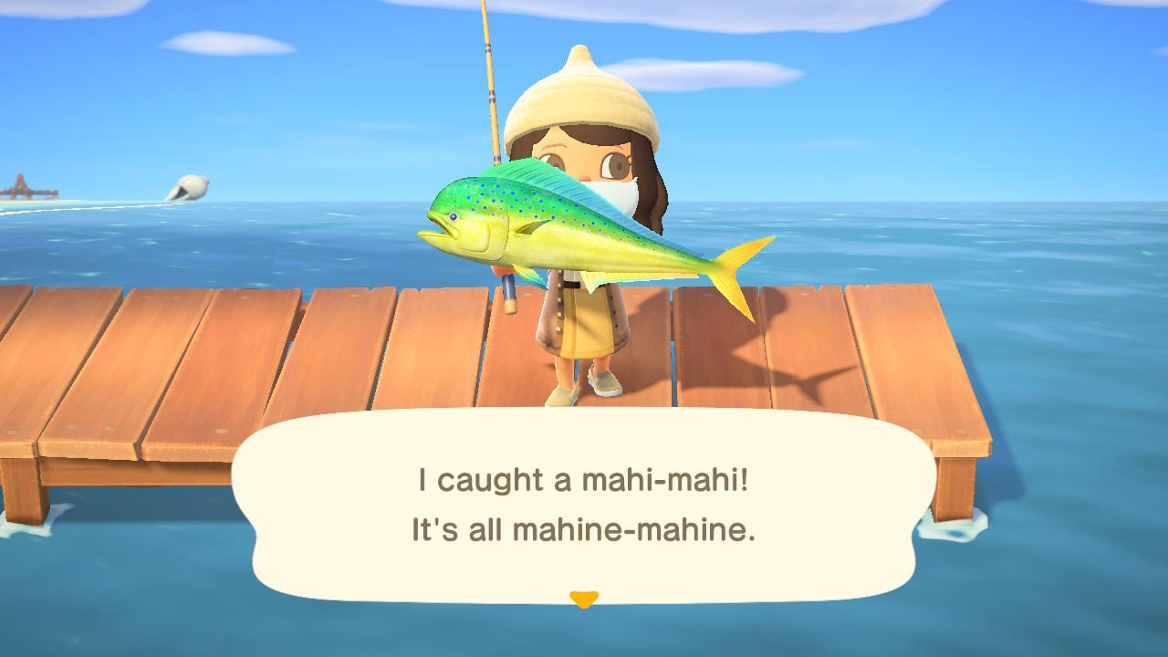 Made 50 bait to try to catch the Mahi Mahi and caught it in 10! Woohoo