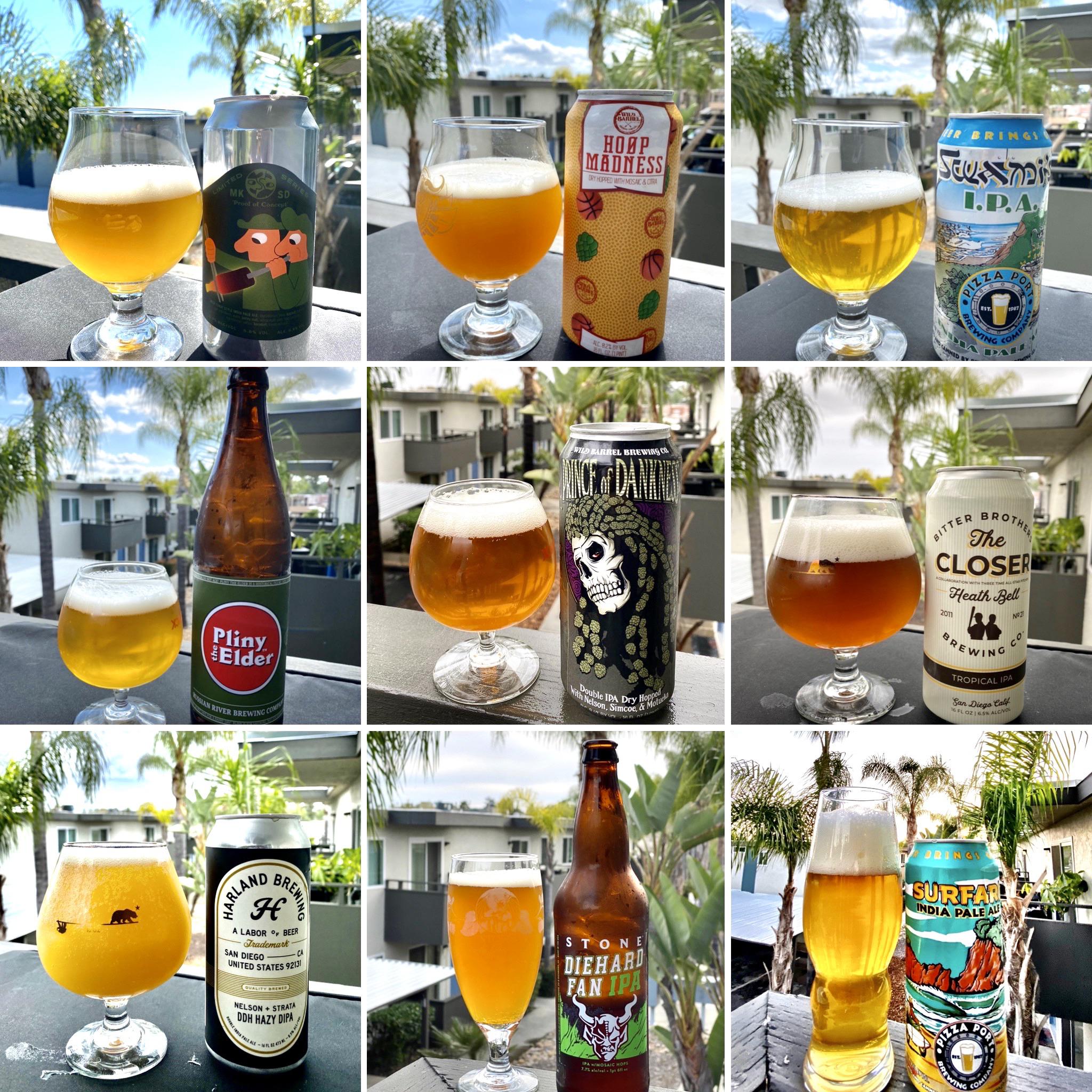 Last weekends beers dominated by different IPA styles. CraftBeer
