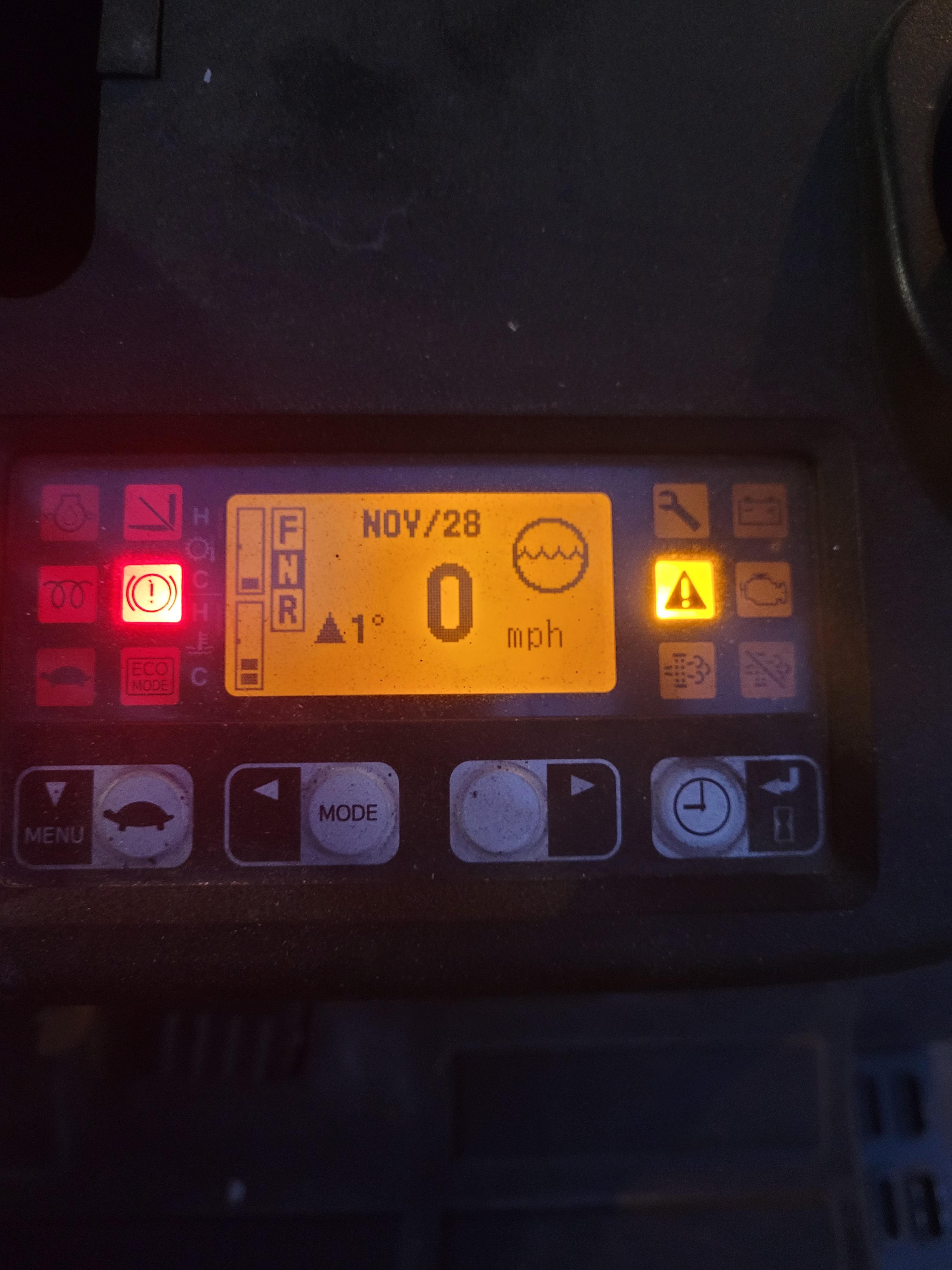 I had this light come on, on a Toyota Forklift at work : r/AskMechanics