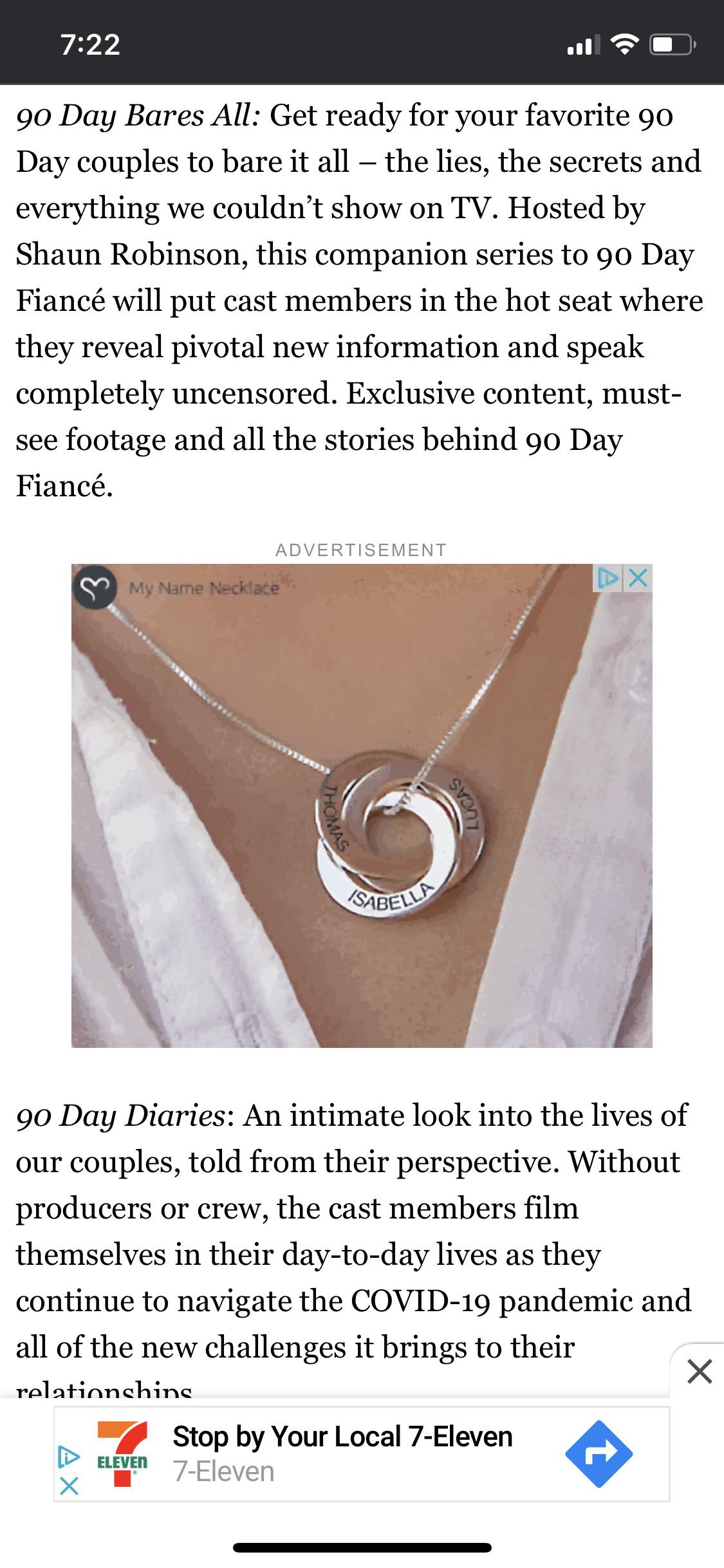 This is a thing? New “mini series” supposedly on Discovery+ whatever