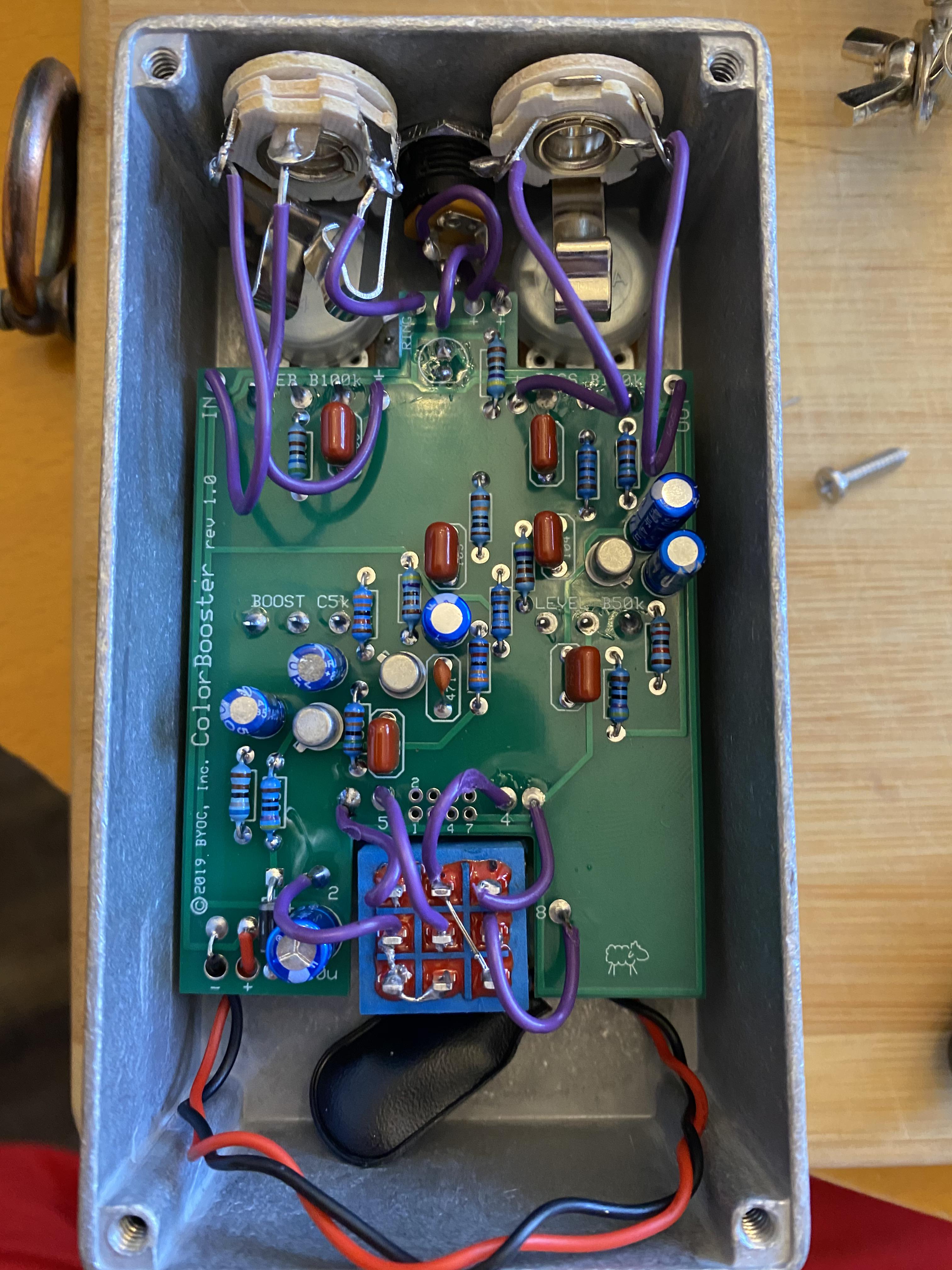 BYOC color Booster issues. help! r/diypedals