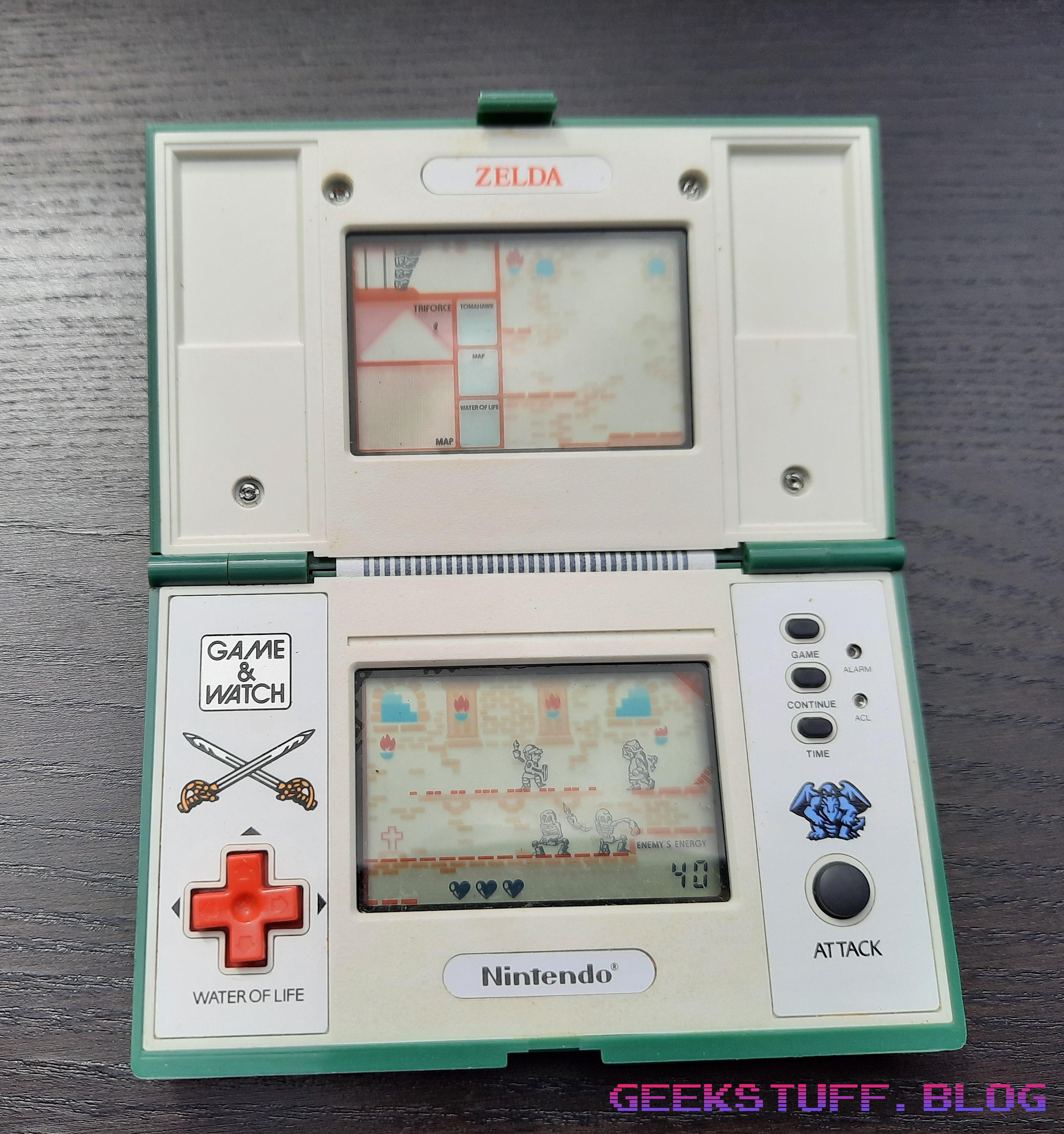 Still in perfect shape after 30 years Zelda Game & Watch. It just