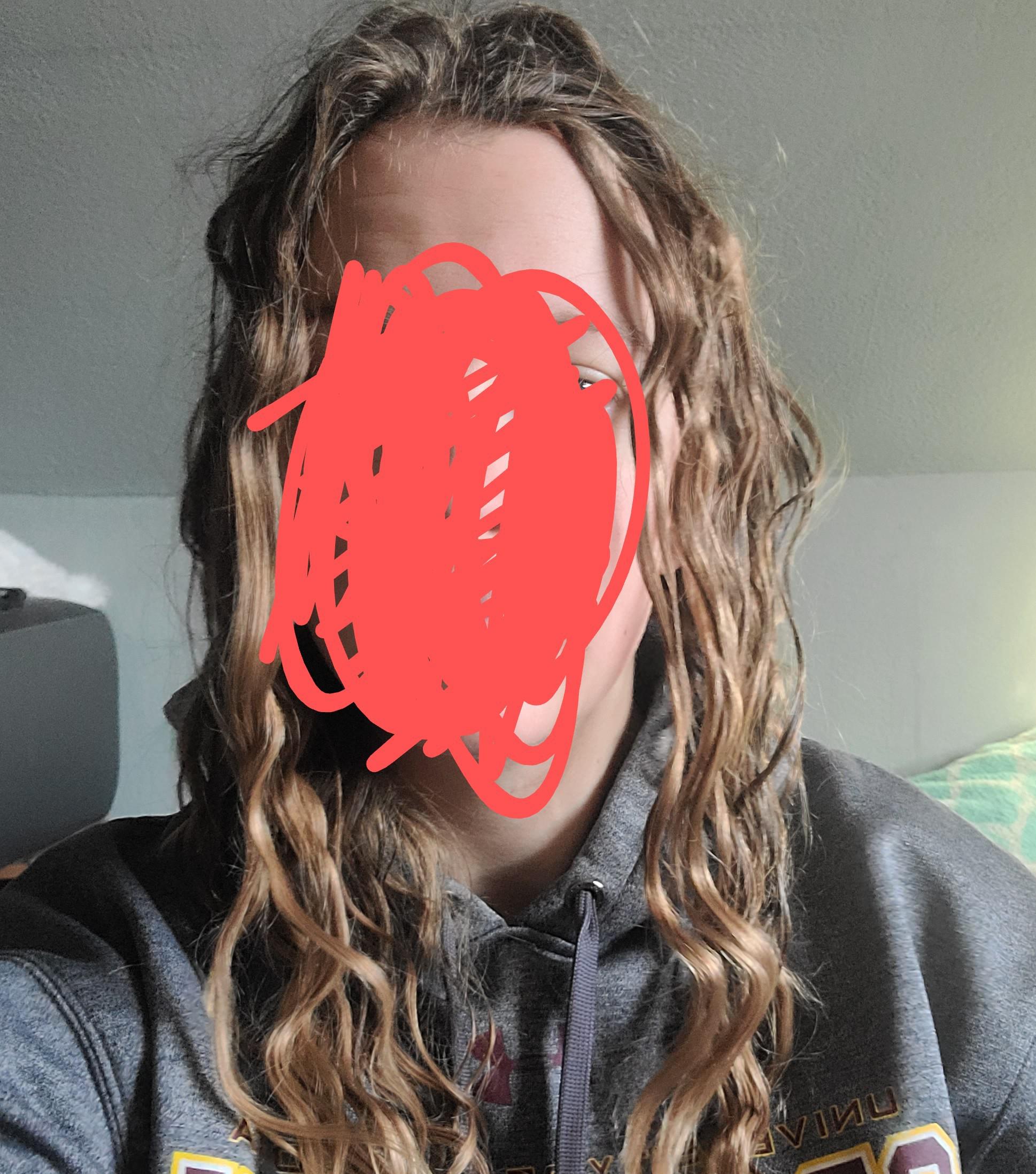 I tried putting the gel in my hair in the shower with tons of water