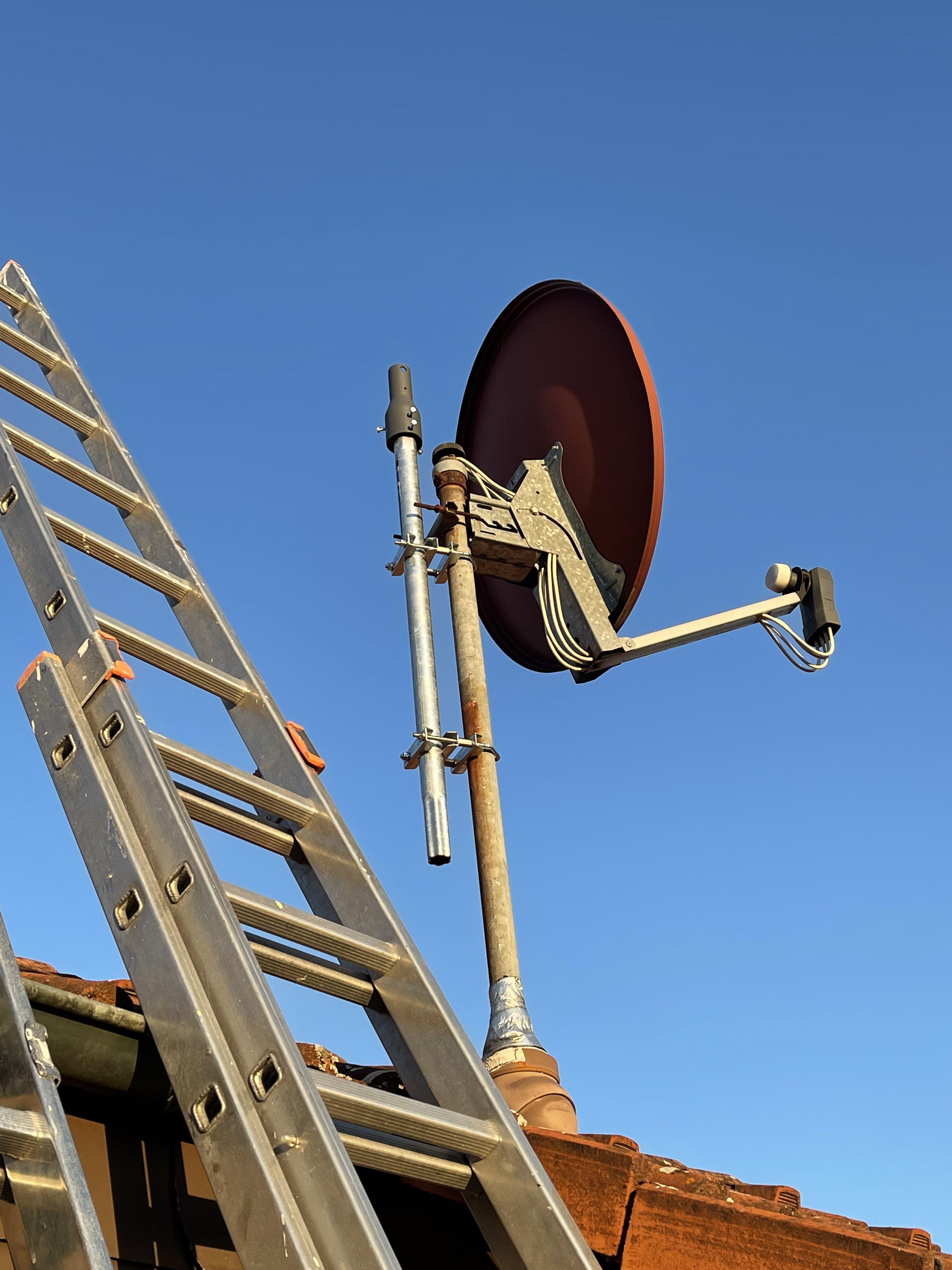 Installing Starlink on existing SAT dish tomorrow! (near Francfort