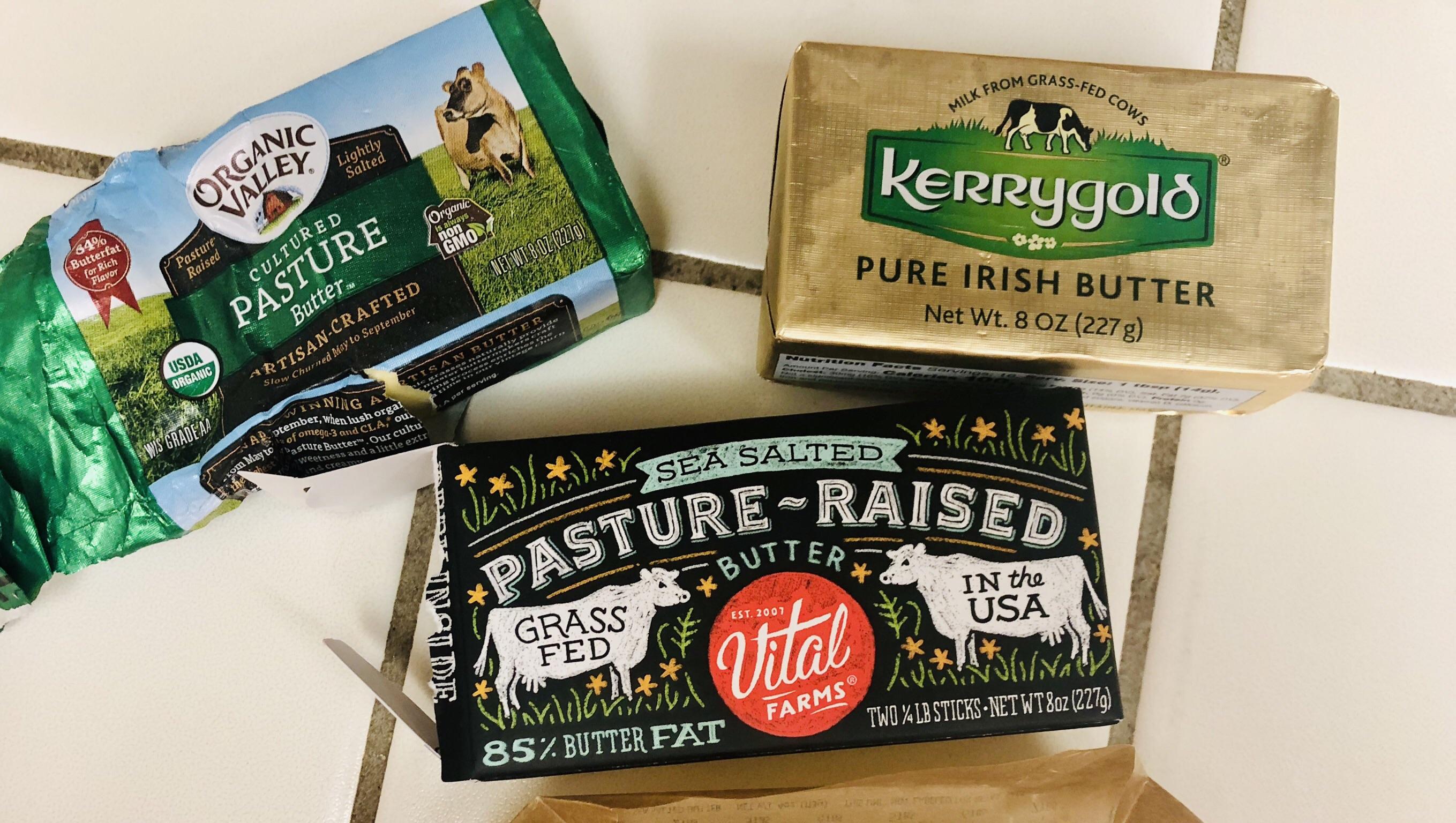 Butter Taste Test Surprised I liked Organic Valley Cultured Pasture