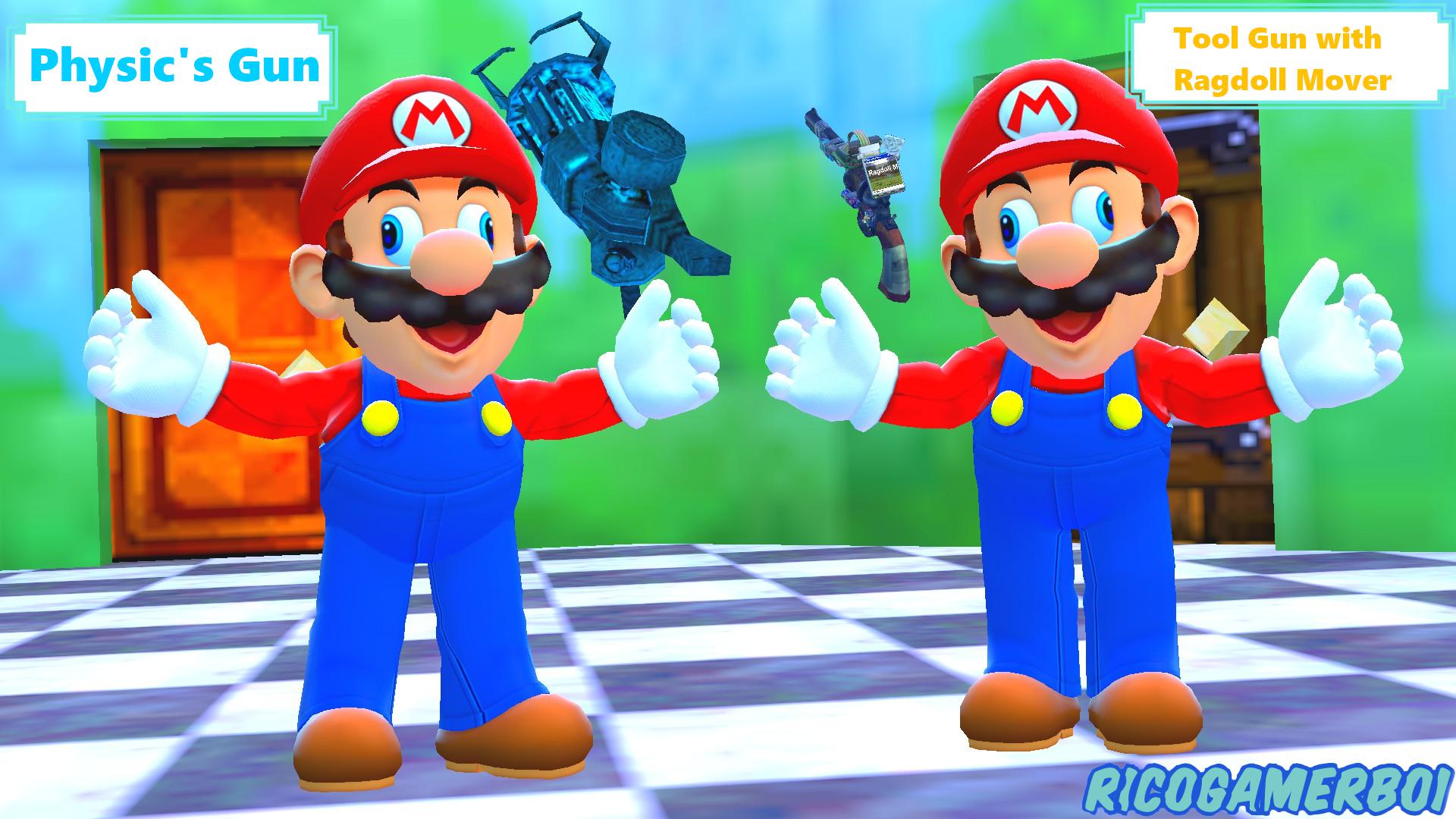 Gmod Physic's Gun Vs. Ragdoll Mover Comparison r/SMG4