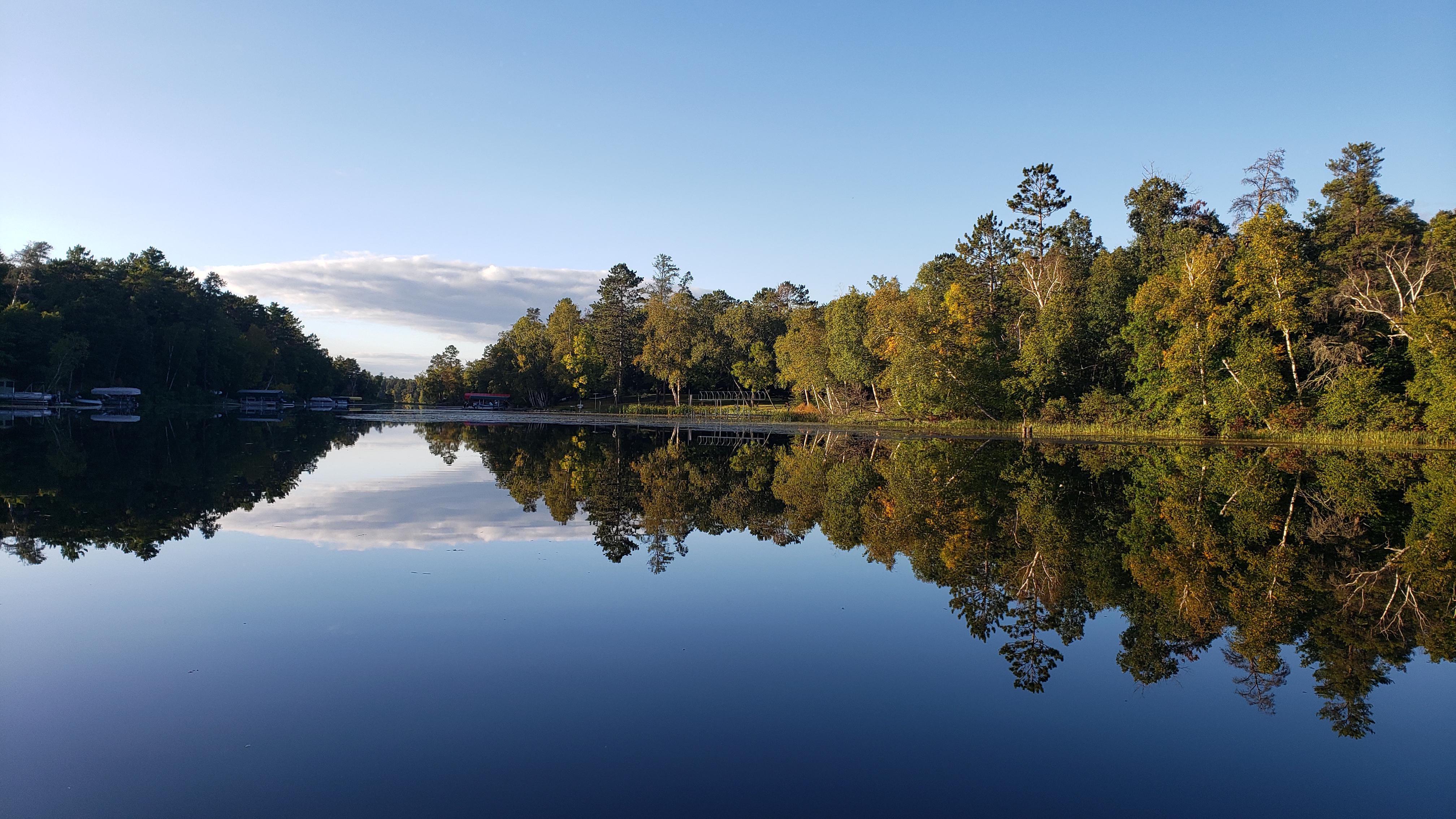 Calm day on Straight Lake in Osage, MN r/minnesota