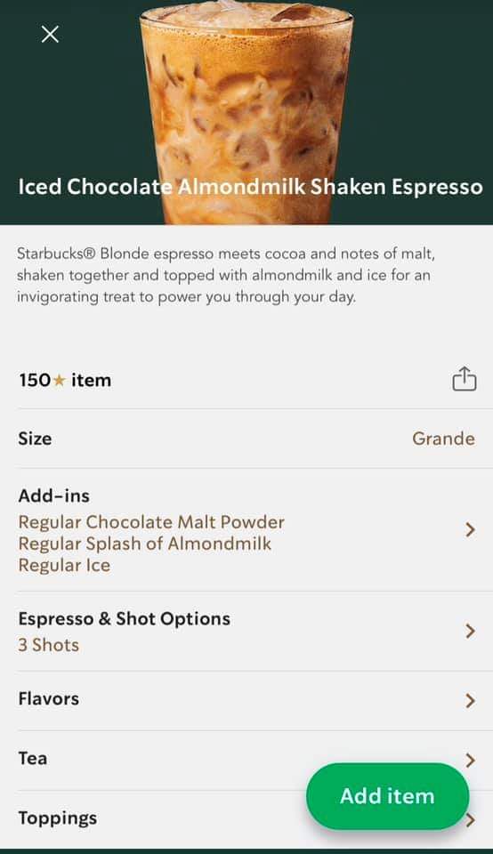 Barley in the new iced chocolate starbucks drink r/Celiac