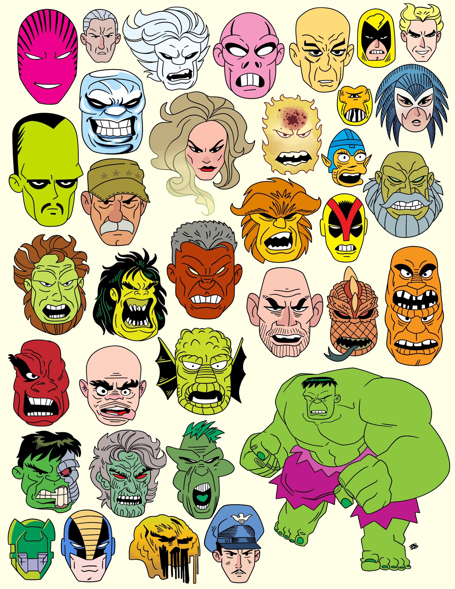 Hulk Rogues Gallery (by dave_bardin) r/hulk