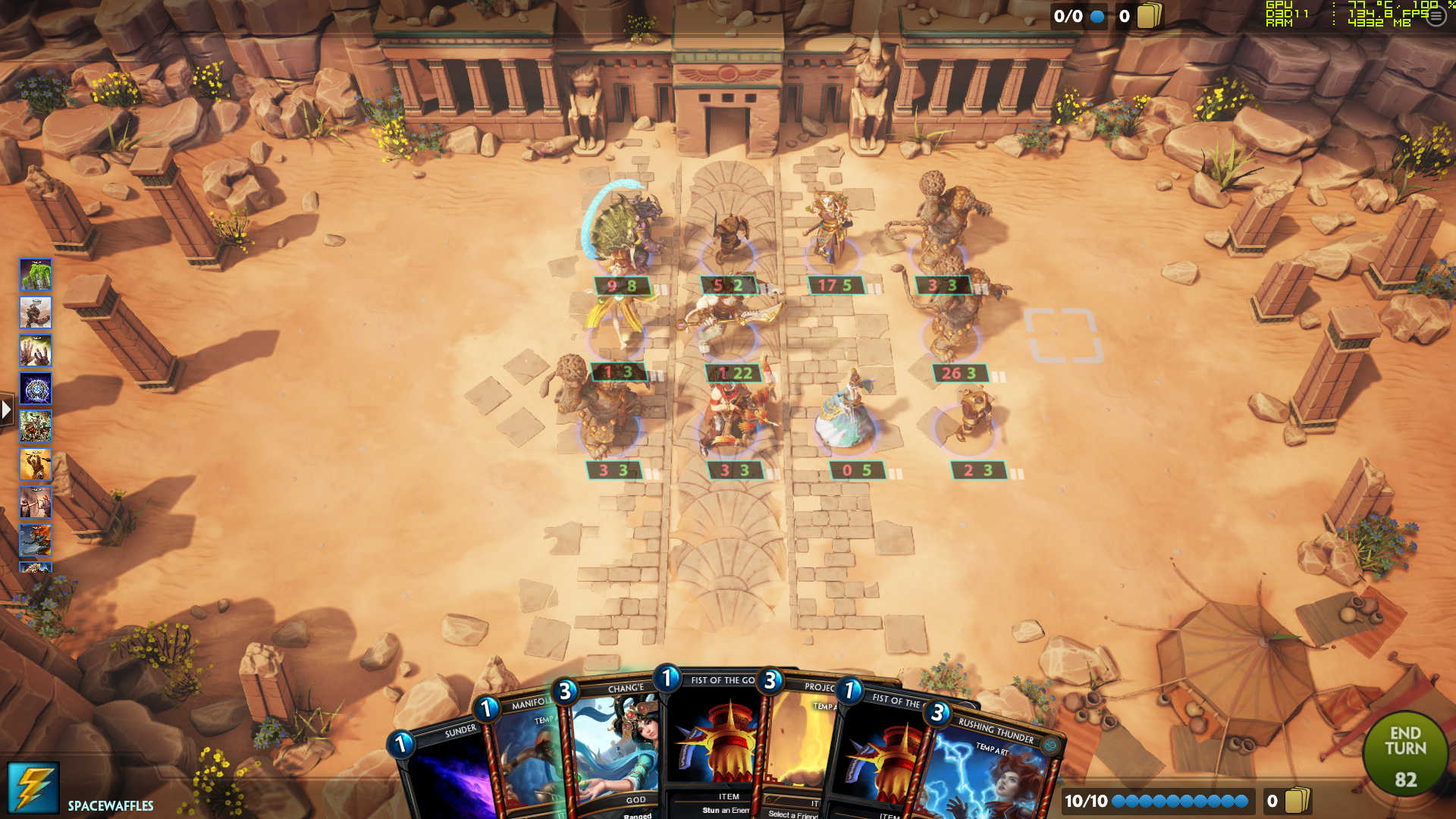 So my opponent didnt connect and I tried to see how much I could build