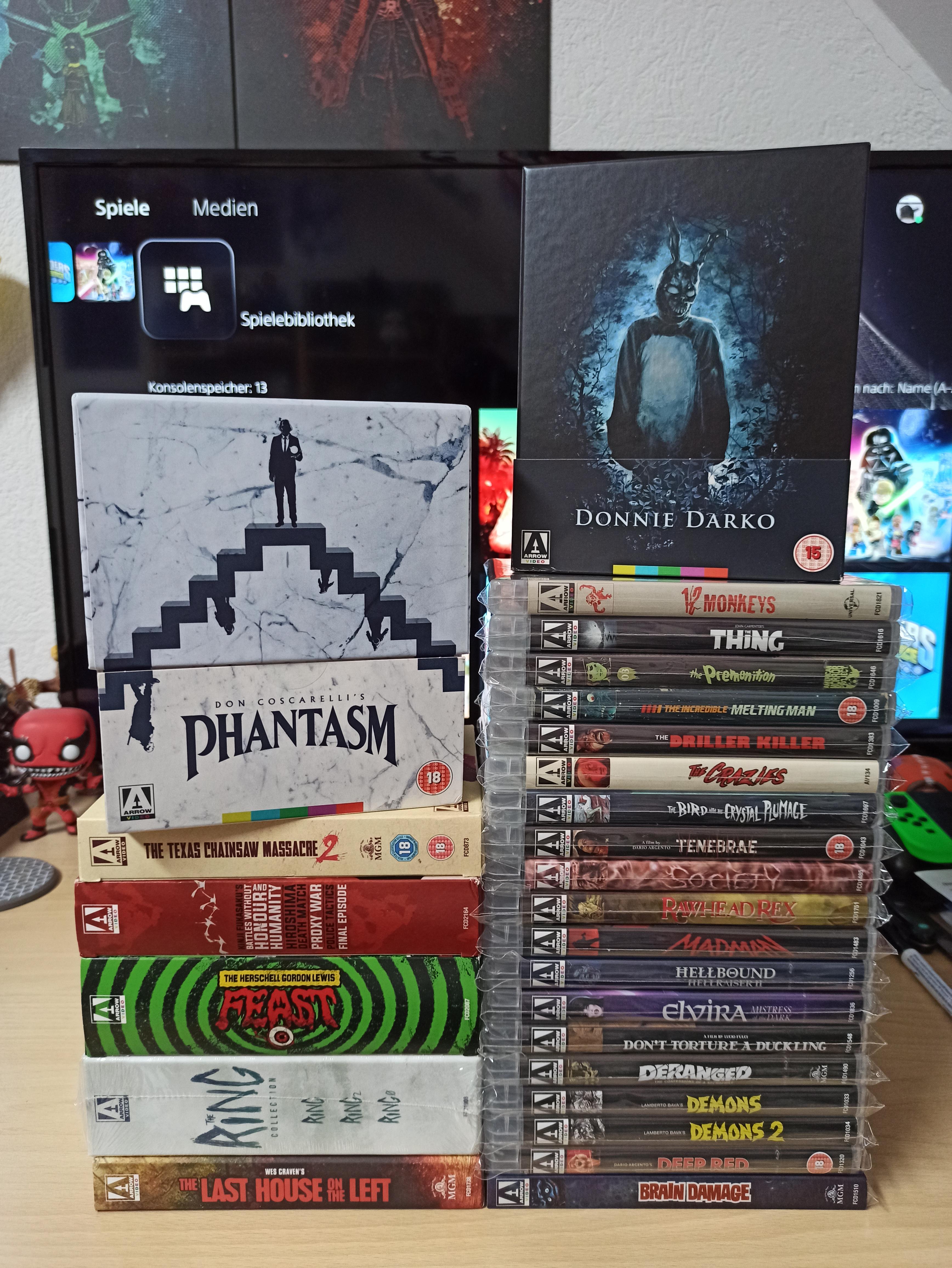 My entire Arrow Video Collection so far, are there any