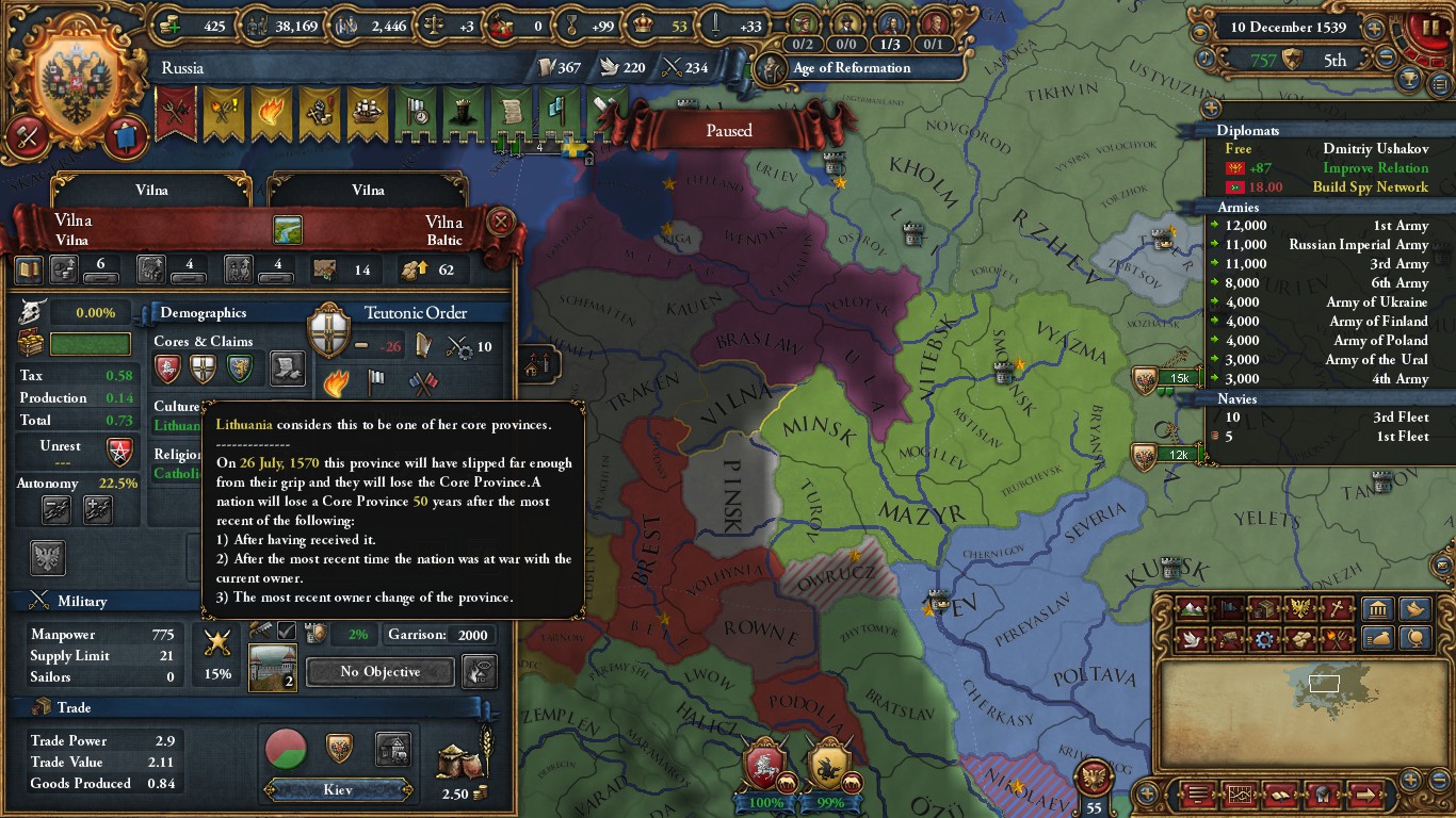 Lithuania is not the primary nation for Lithuanian Culture eu4