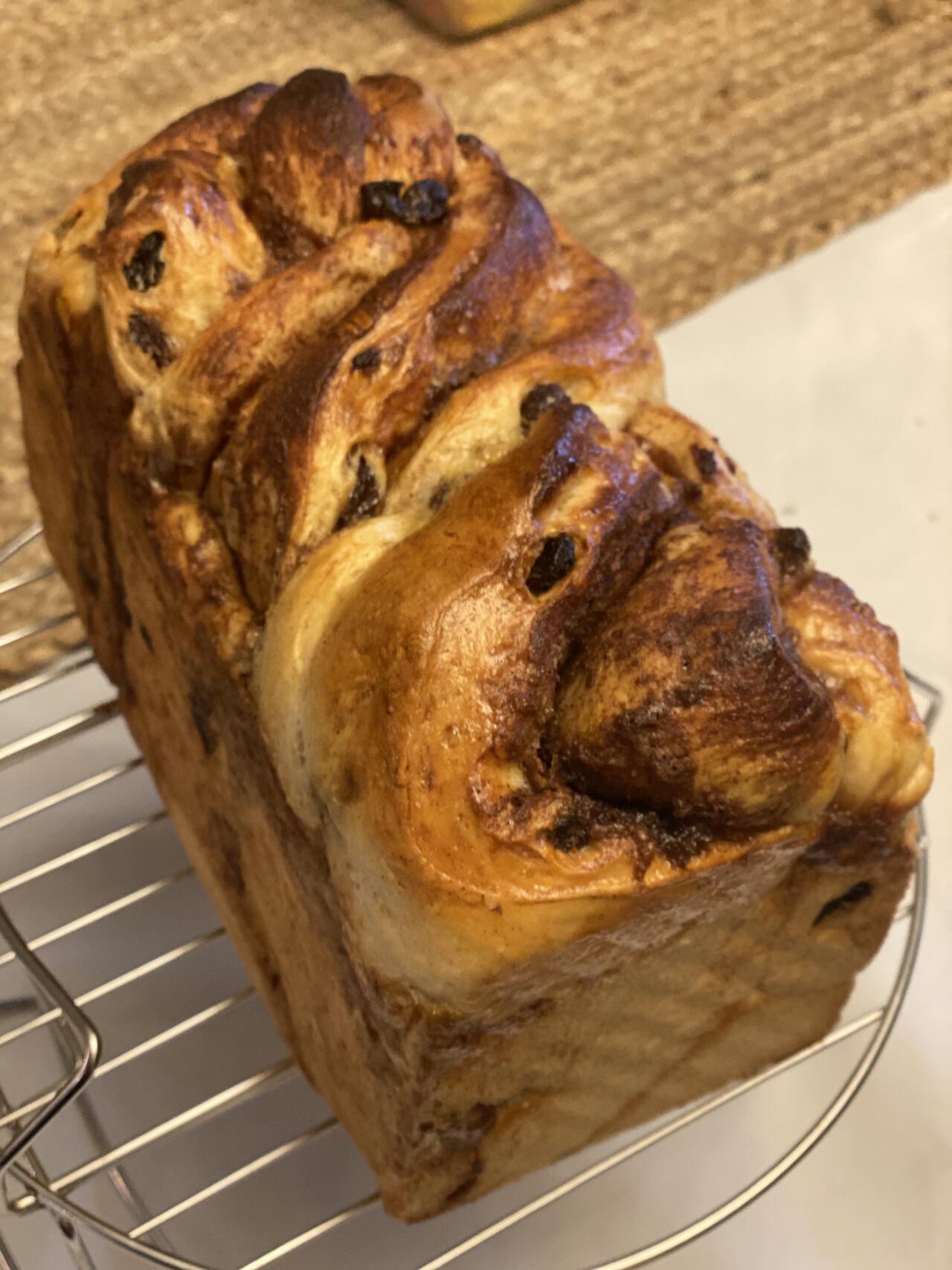 [Homemade] Cinnamon and Raisin babka r/food