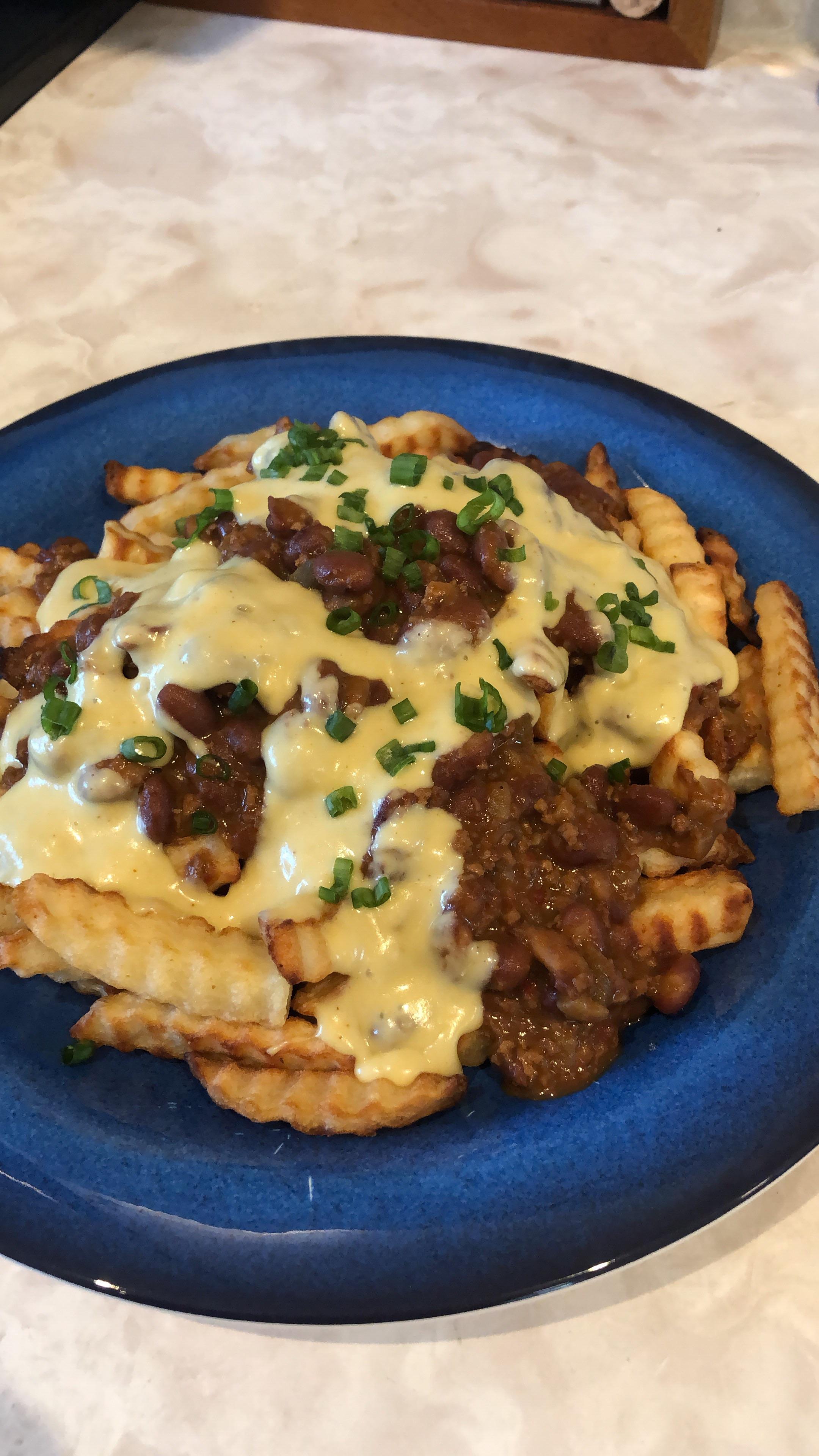 Chili Cheese Fries r/veganrecipes